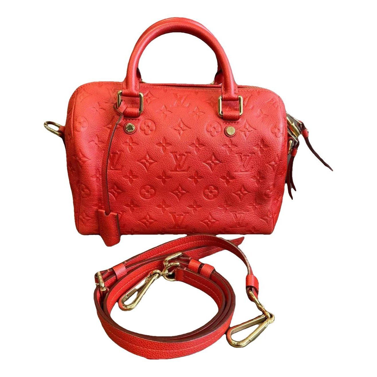 Speedy leather handbag