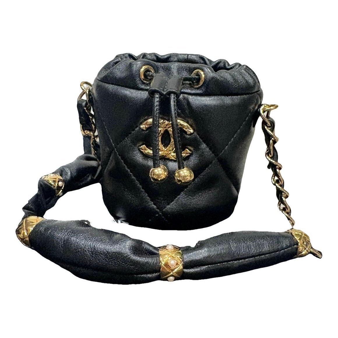 Vanity leather mini bag