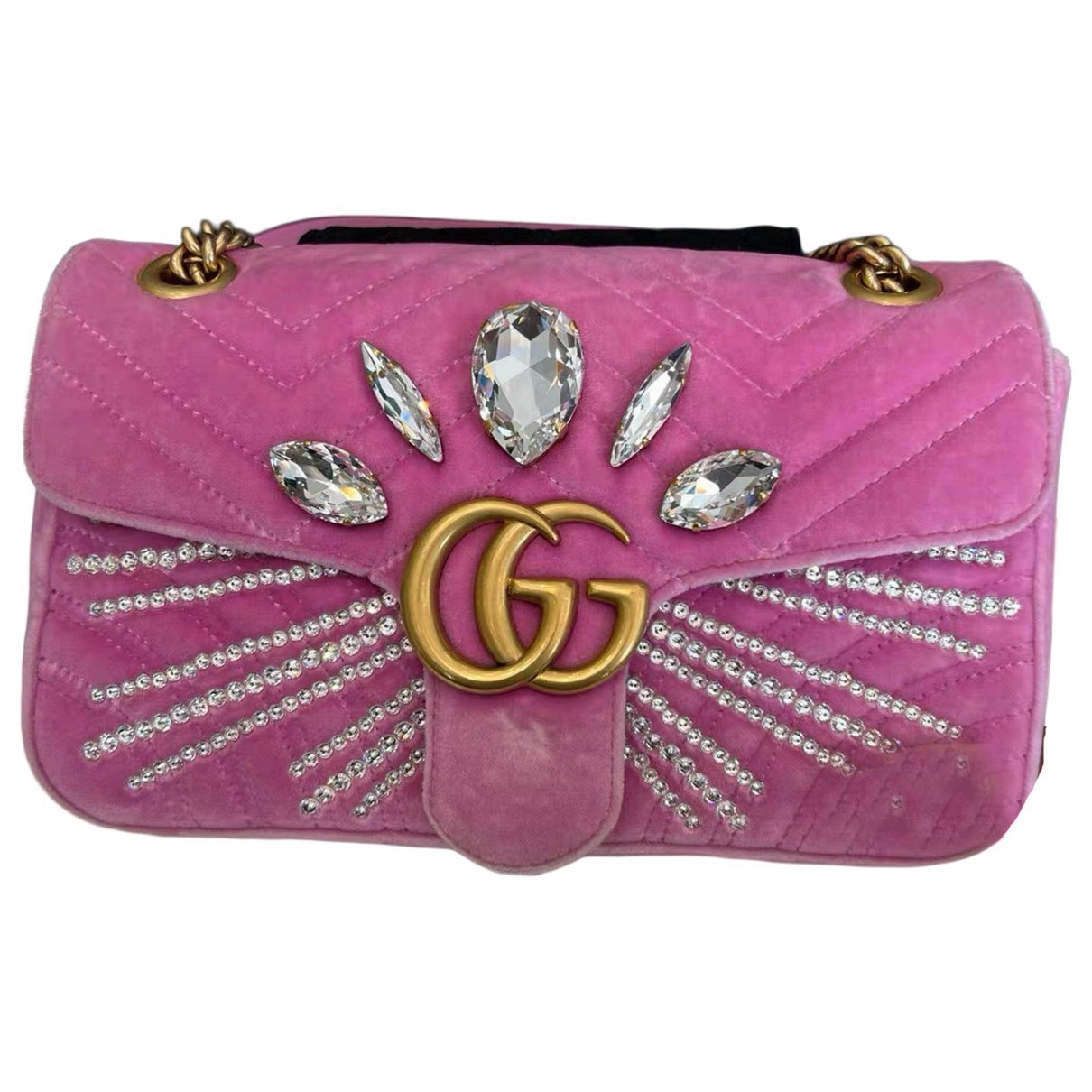 GG Marmont velvet handbag