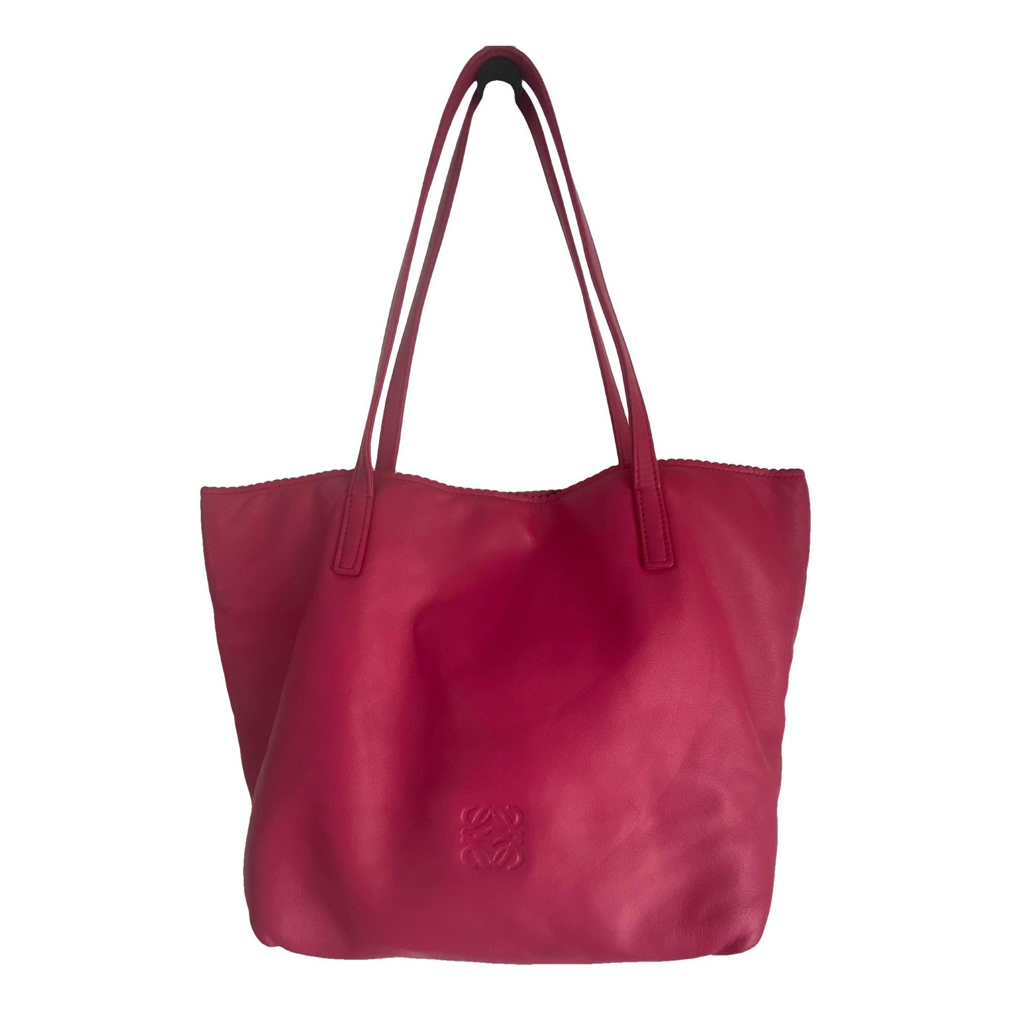 Leather tote