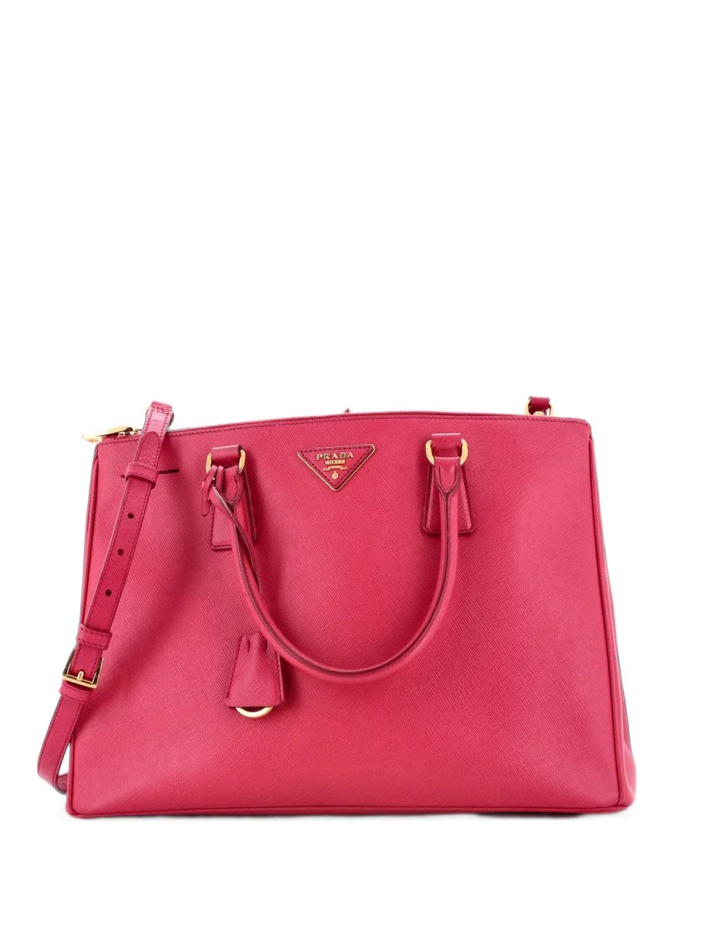 Double Zip Lux Saffiano Leather Medium tote bag