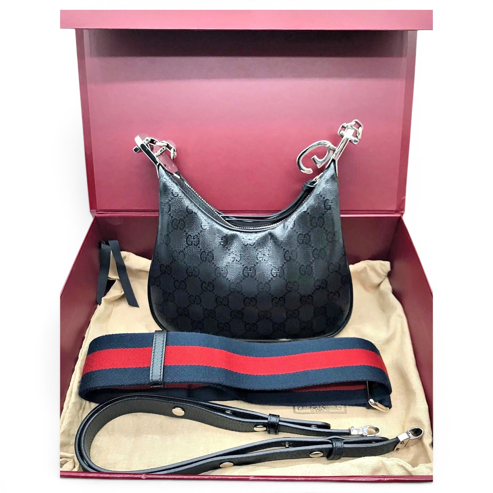 Attache vinyl handbag