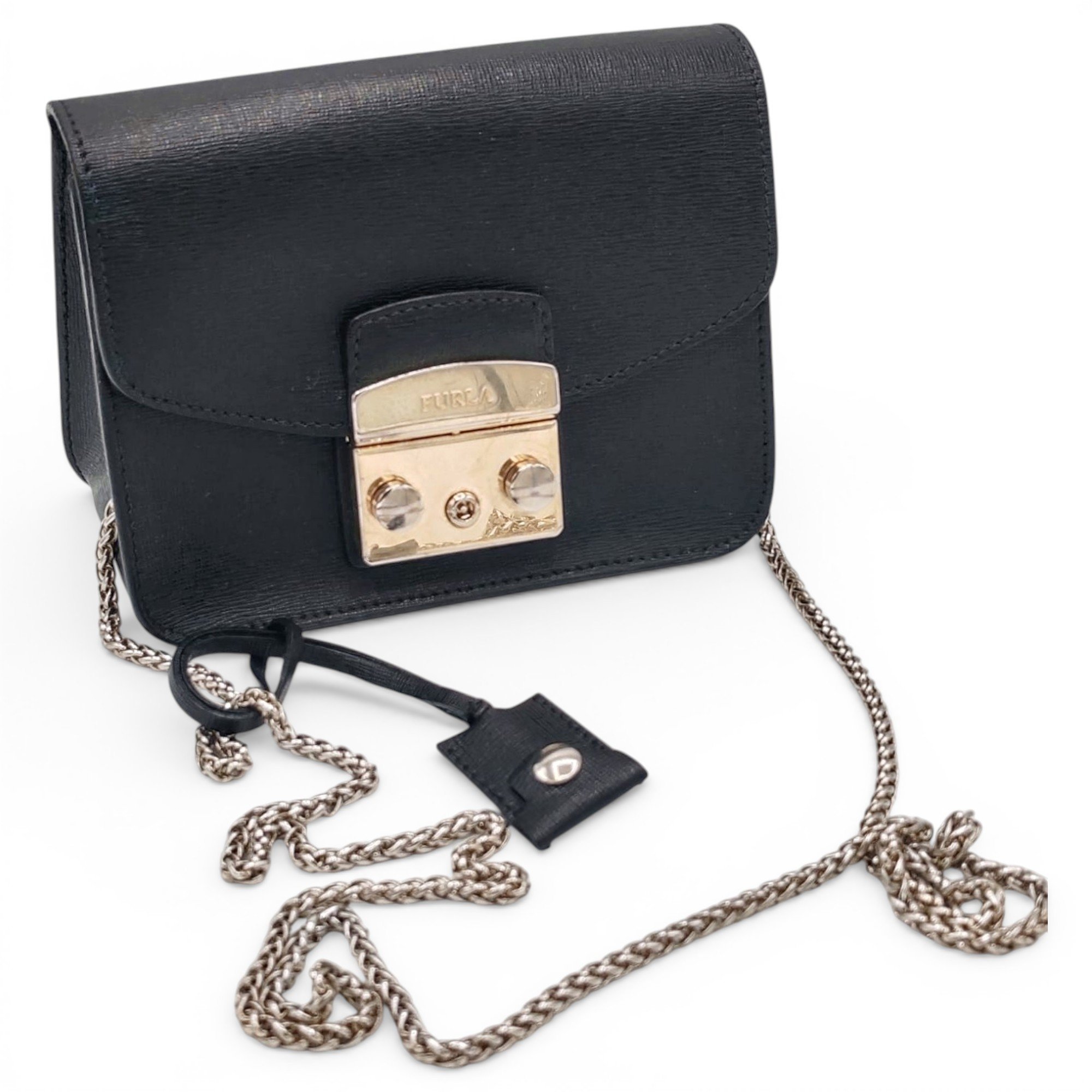 Metropolis leather crossbody bag