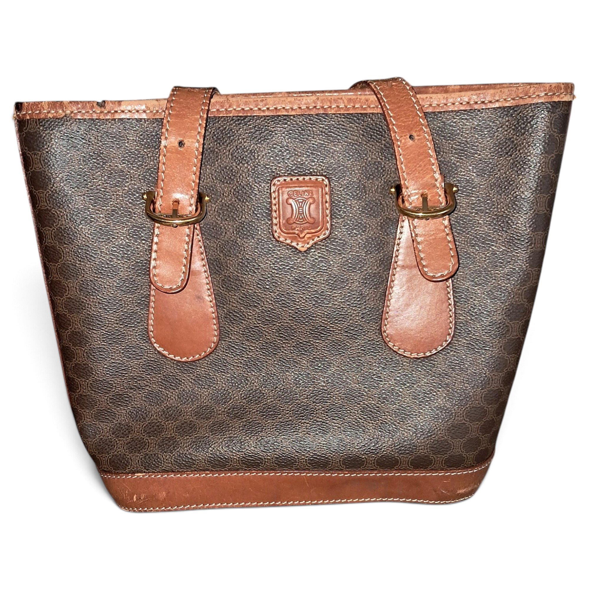 Leather tote
