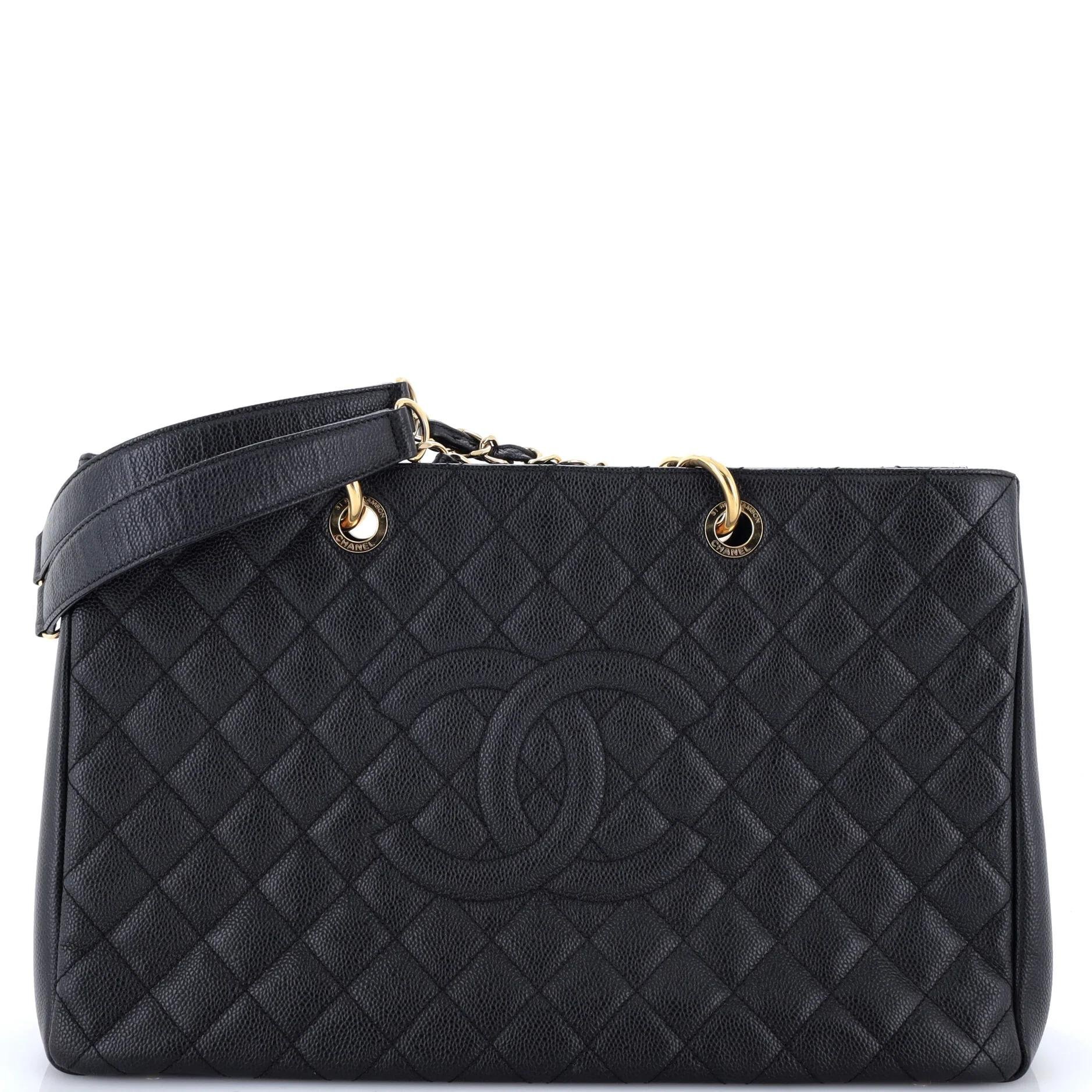 Classic CC Shopping leather tote