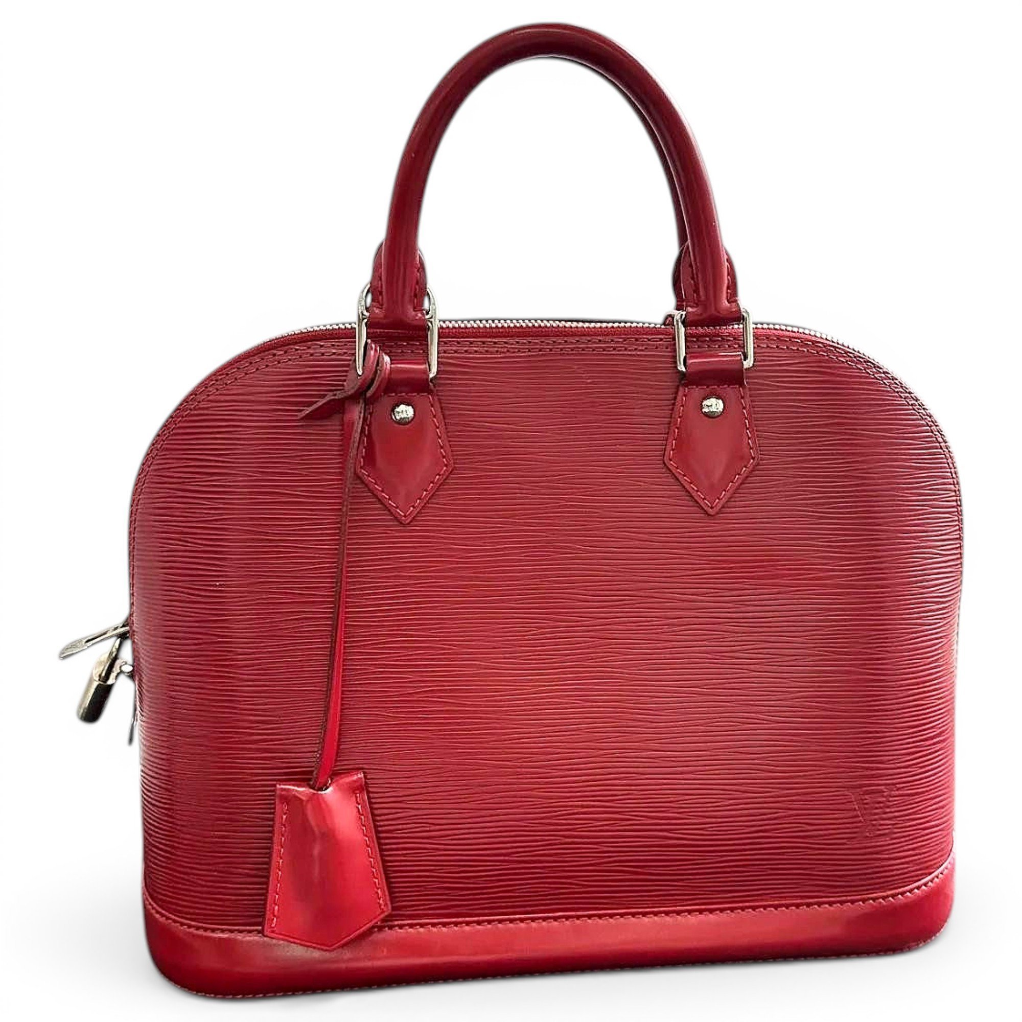 Alma leather bowling bag