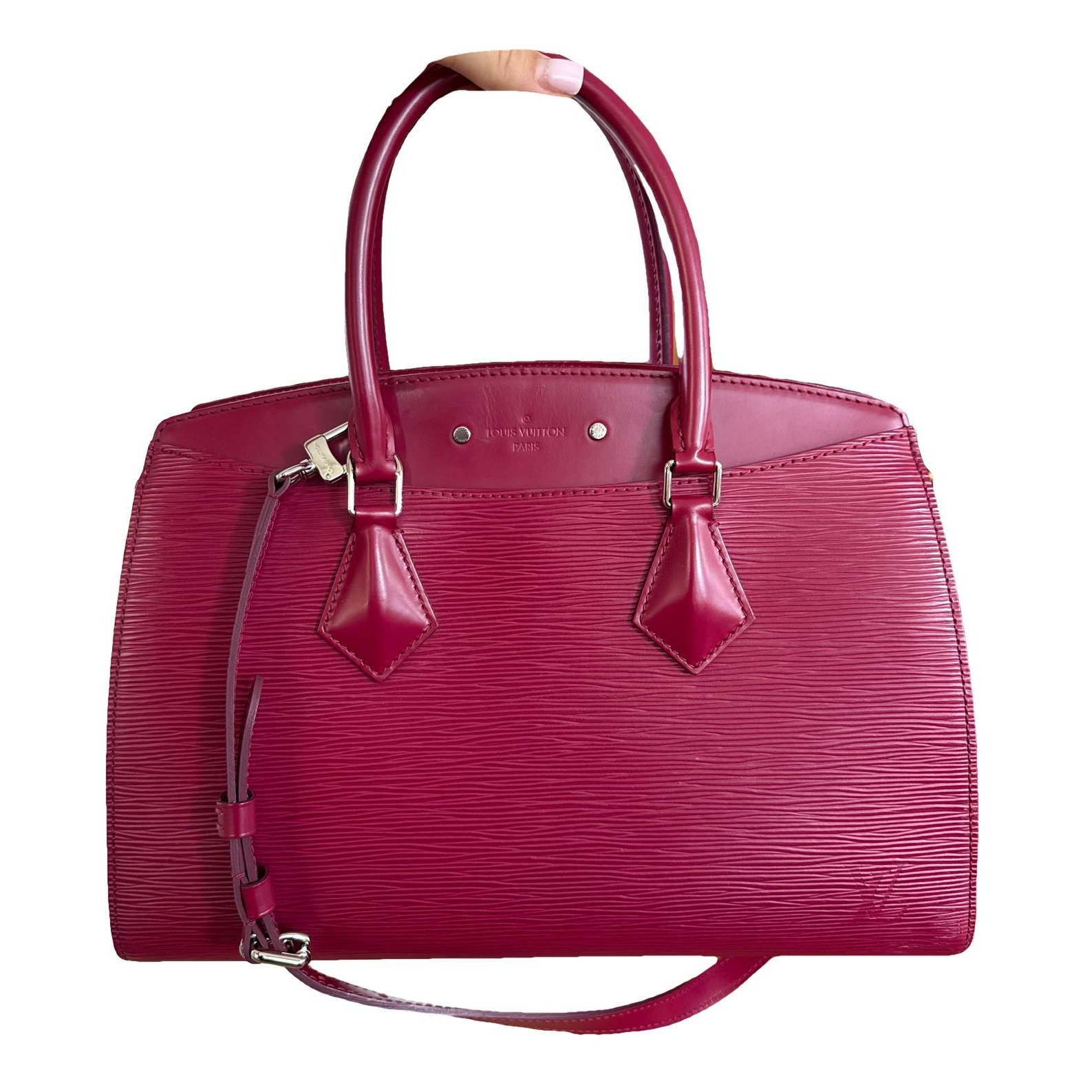 Leather tote