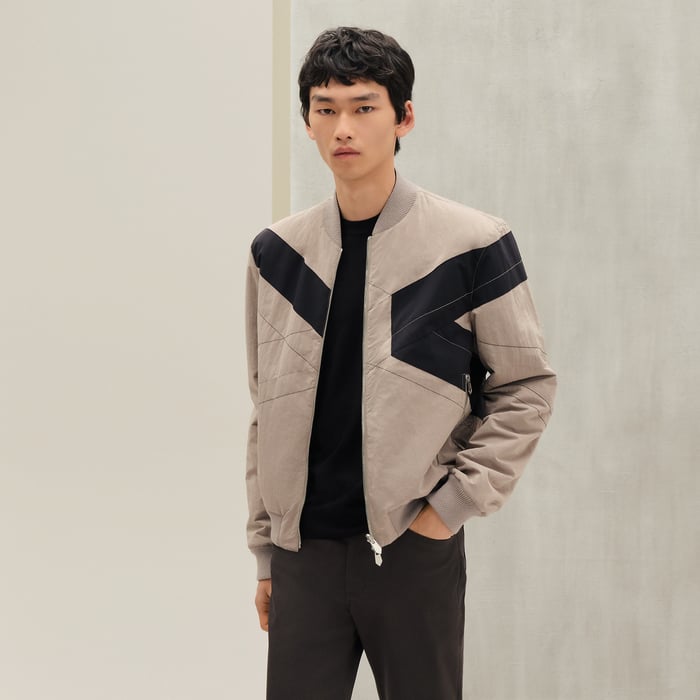 Galet "Casaque" Reversible Rib-trim Jacket