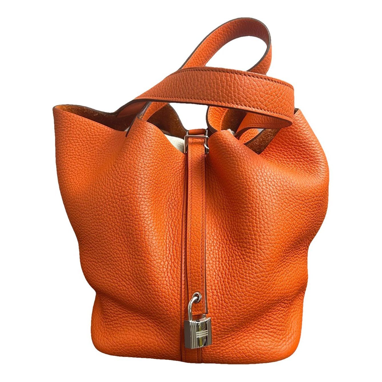 Picotin leather handbag