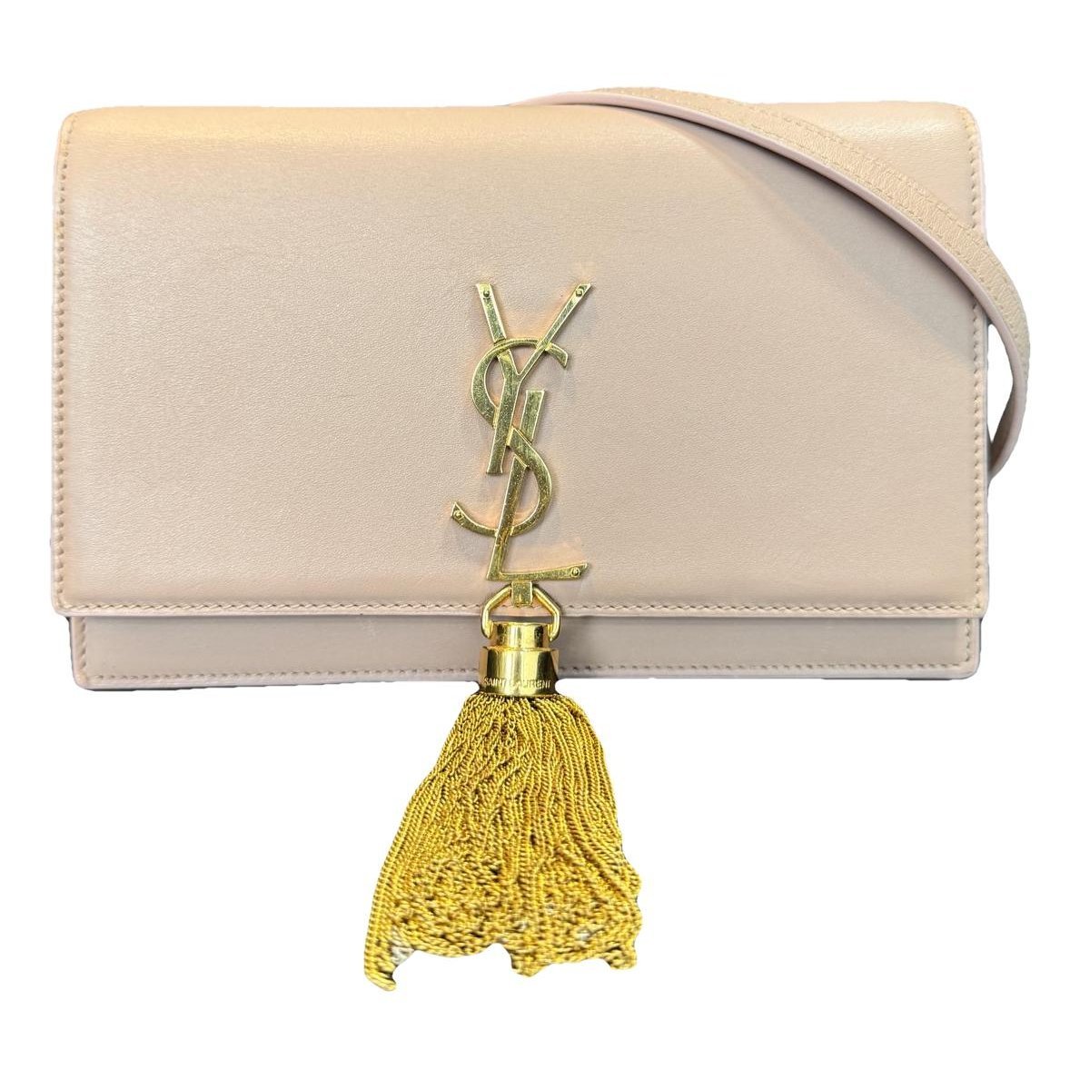 Pompom Kate leather crossbody bag
