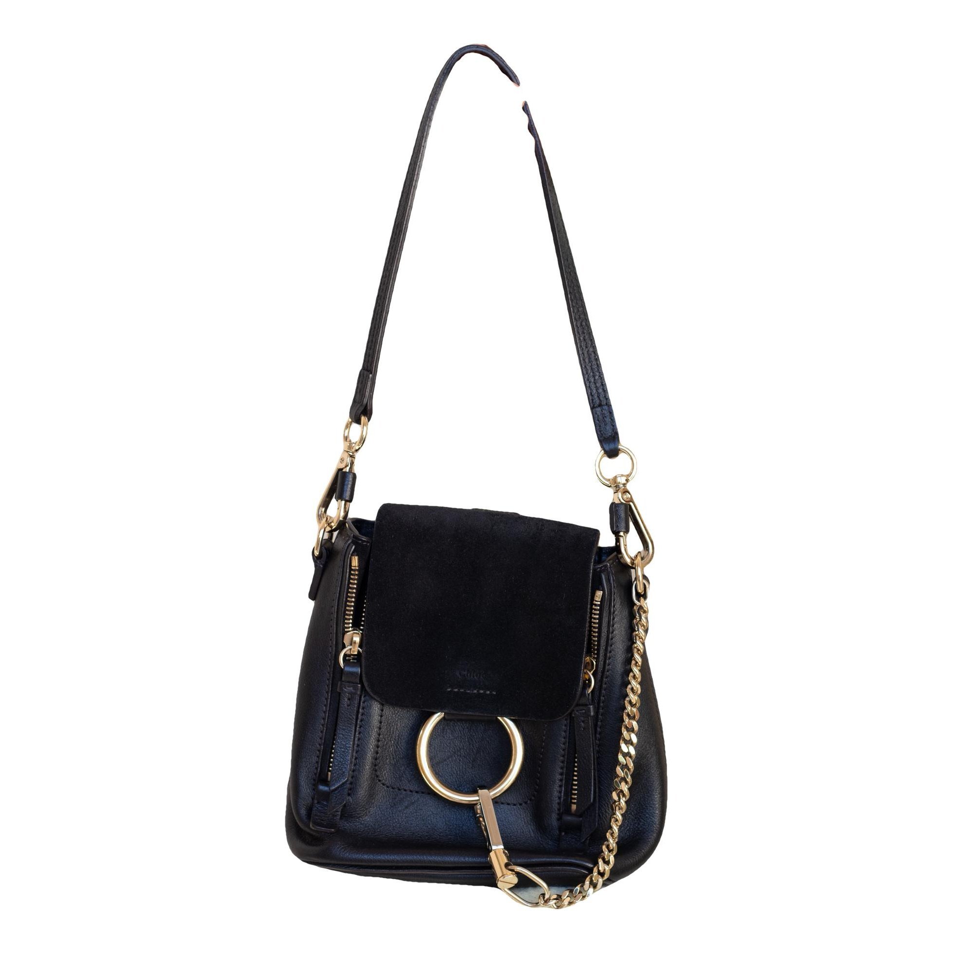 Faye leather backpack