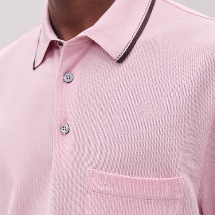 Guimauve "Piqures Sellier" Polo Shirt