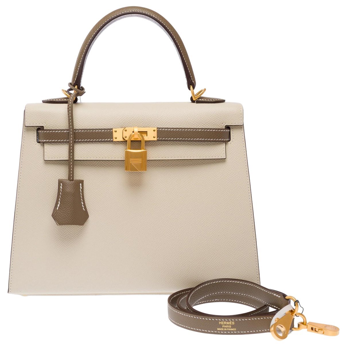 Kelly 25 leather handbag