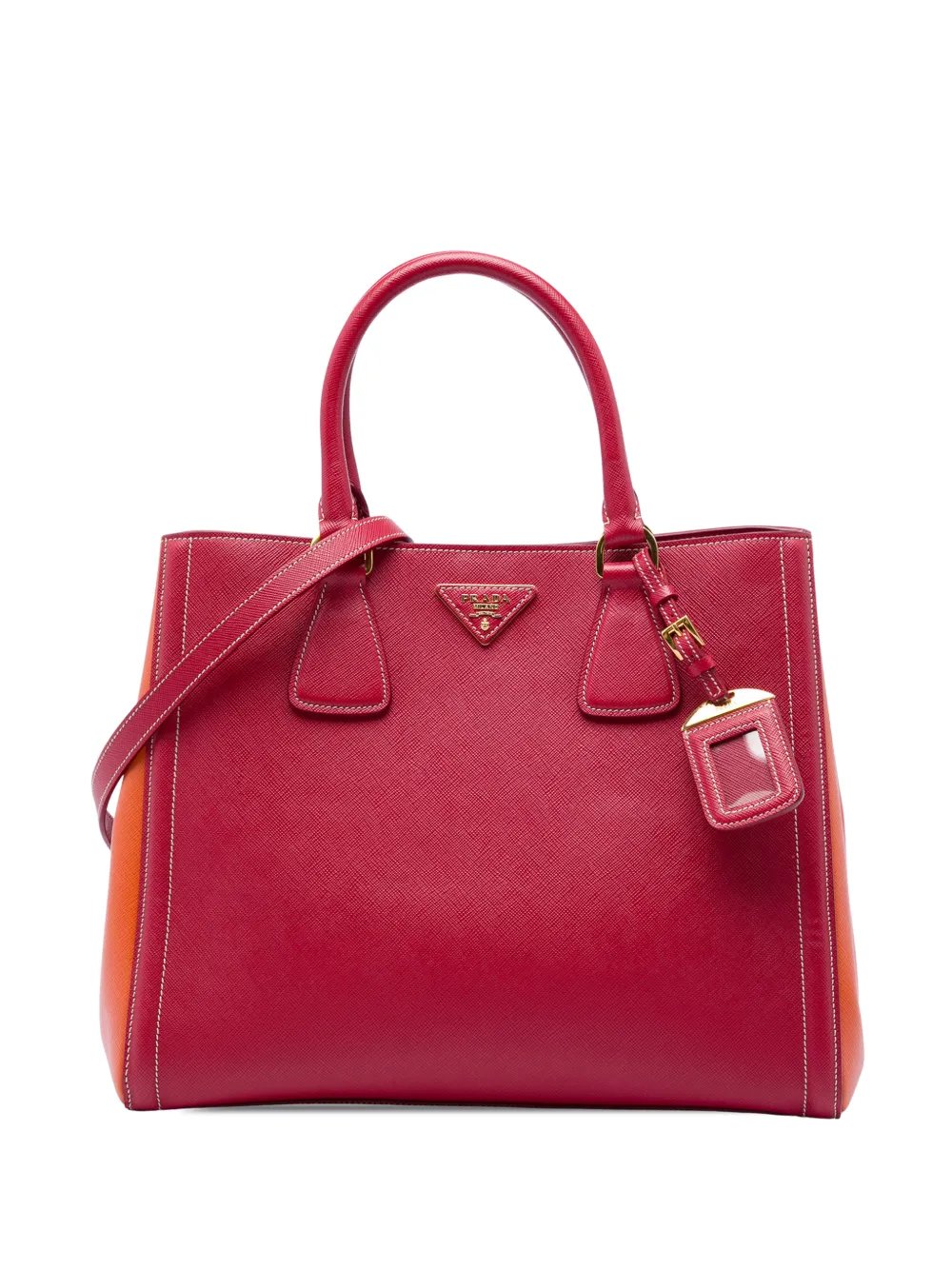 2013-2026 Bicolor Saffiano Lux satchel