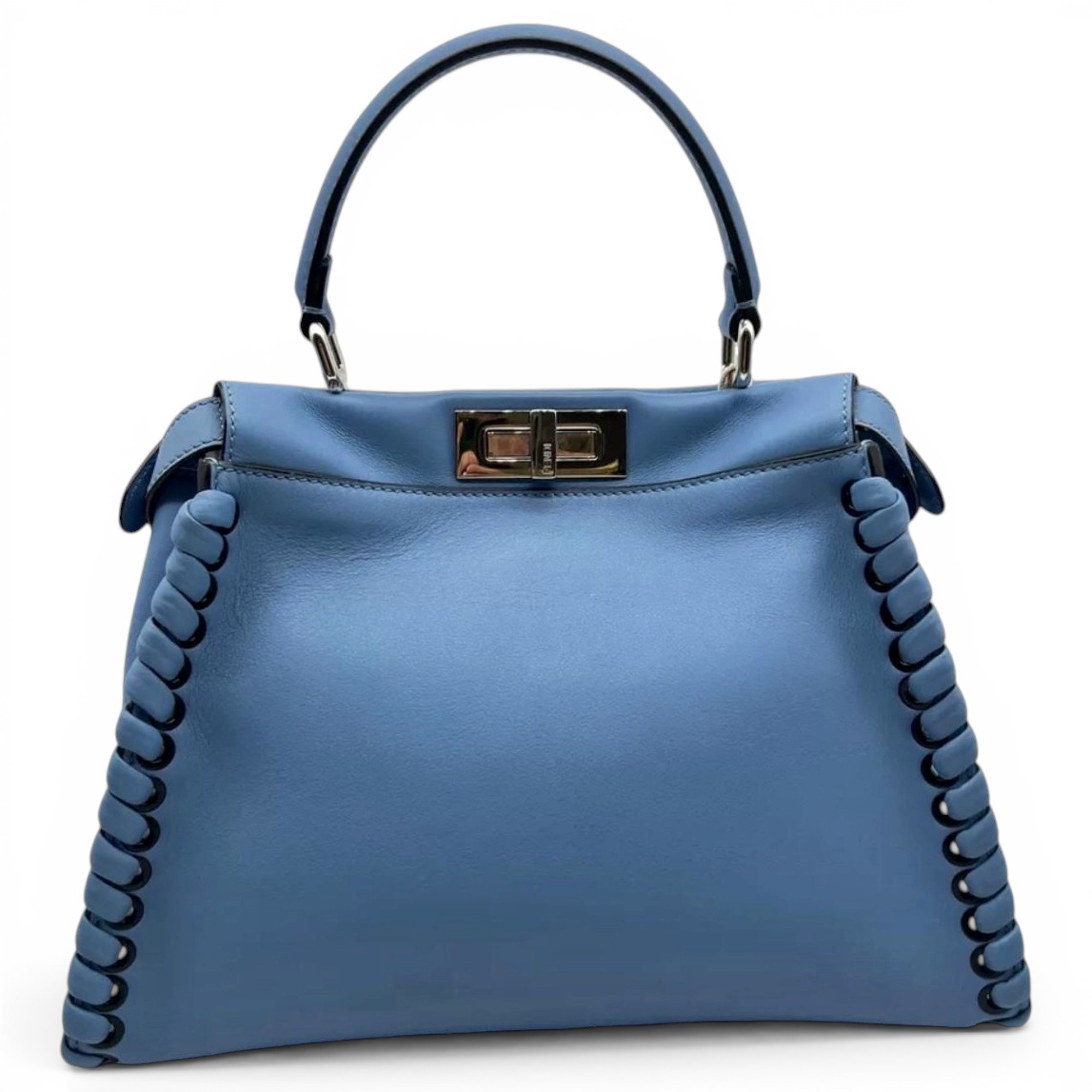Peekaboo leather handbag