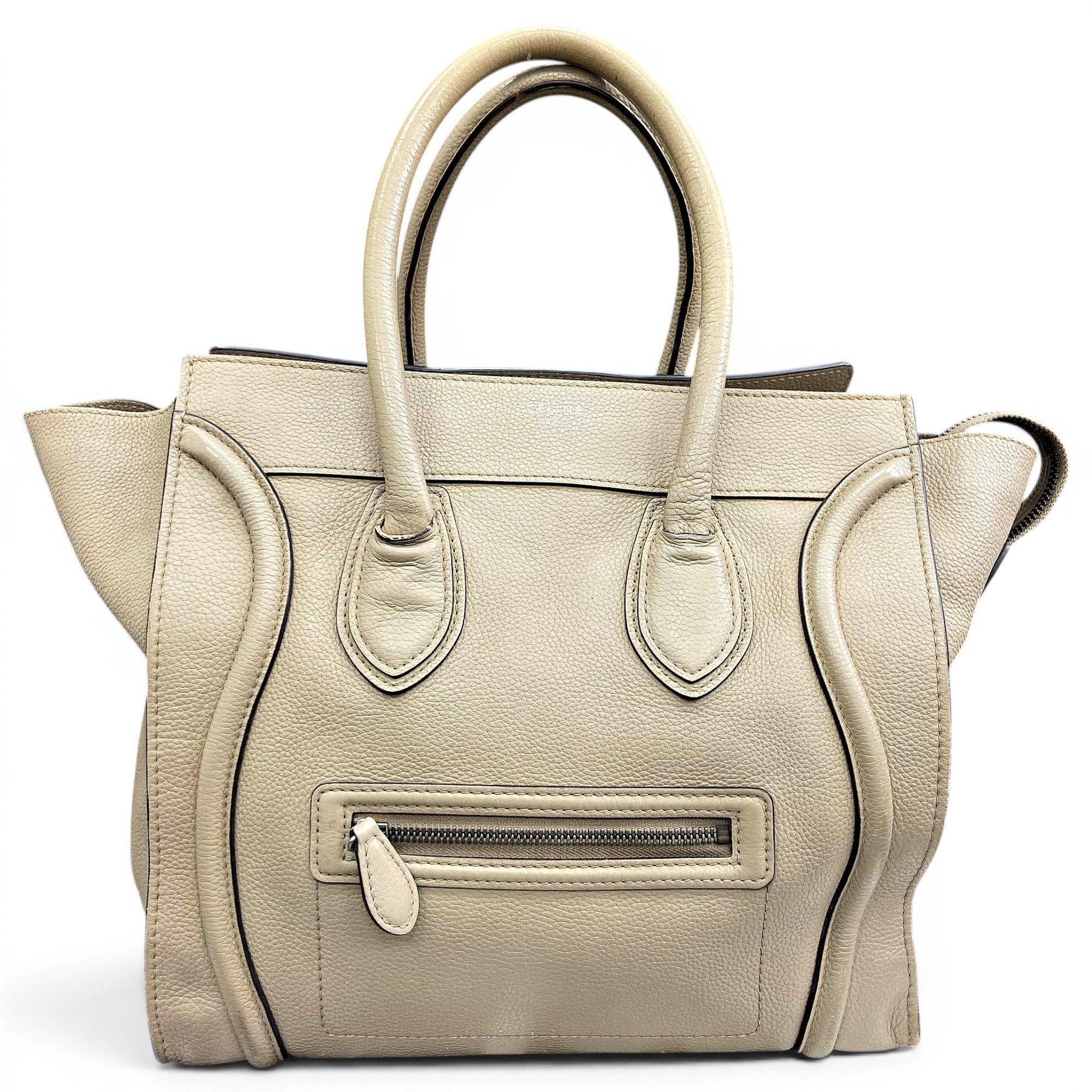 Luggage leather handbag