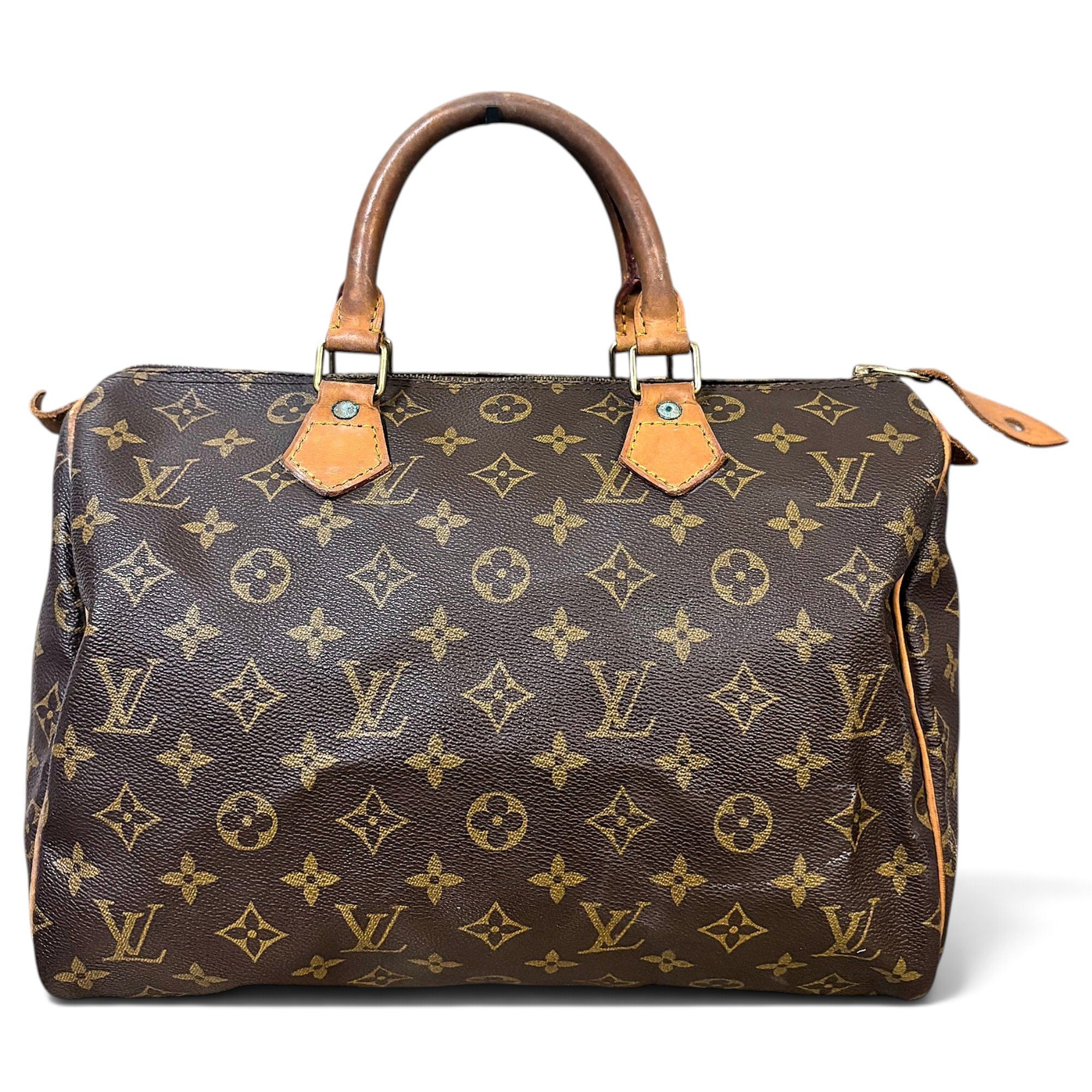 Speedy leather handbag