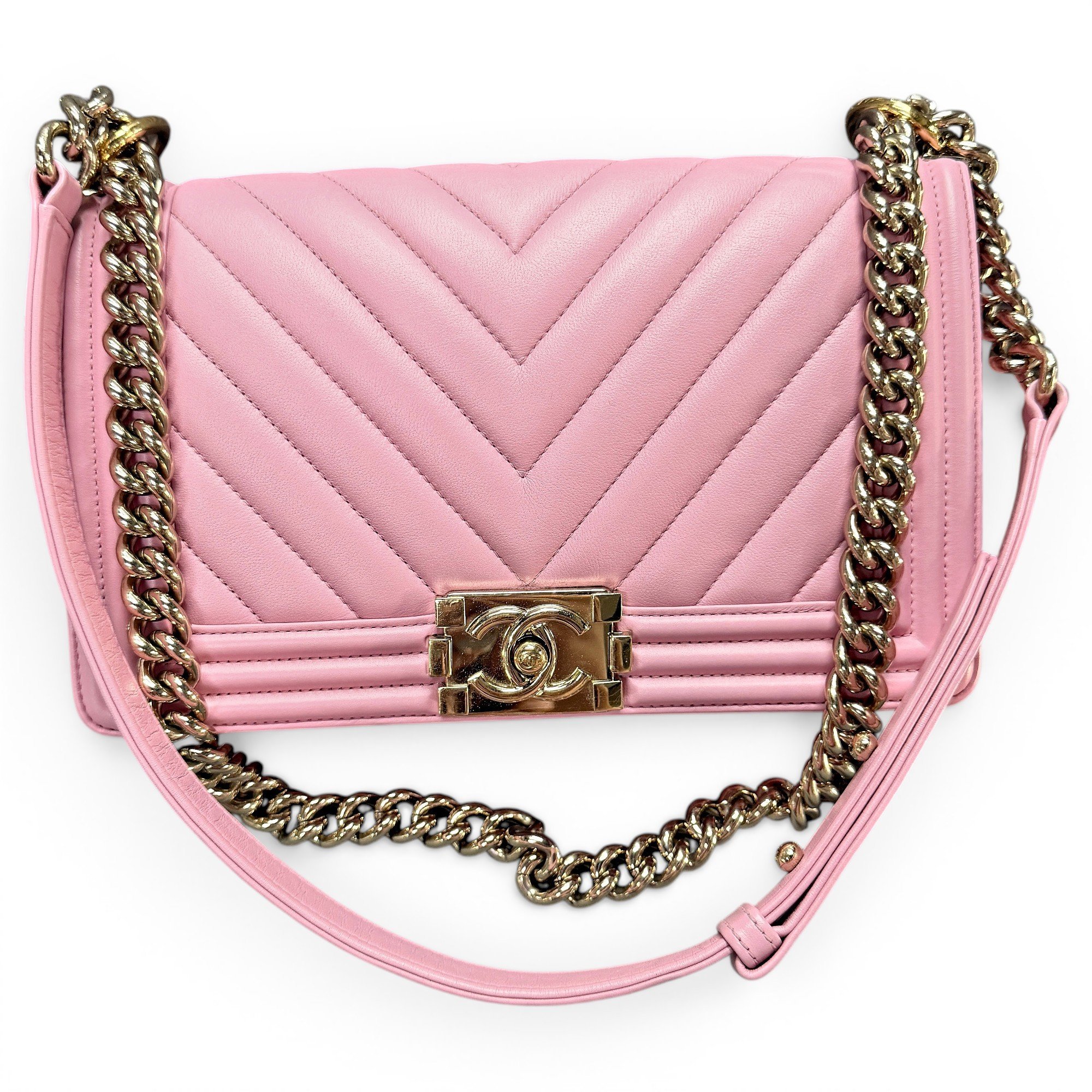 Boy leather crossbody bag