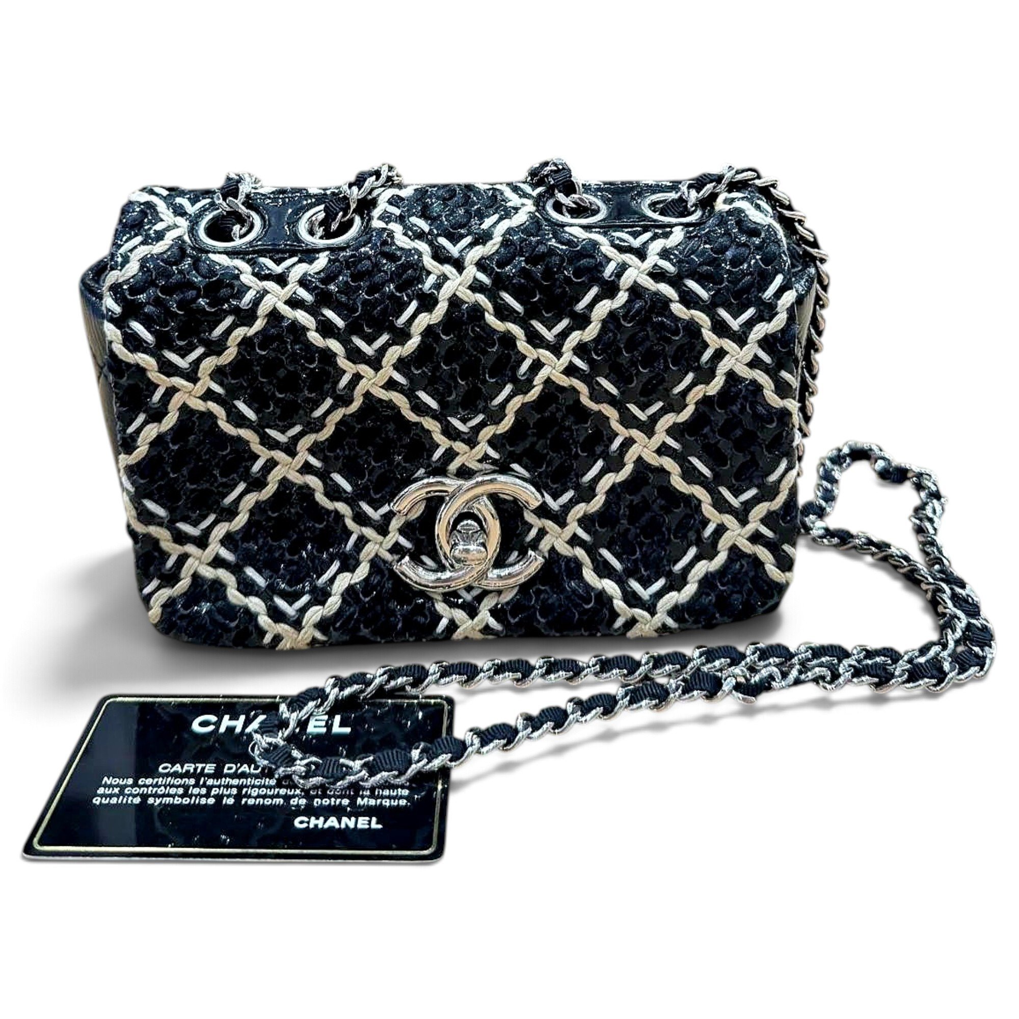 Patent leather crossbody bag