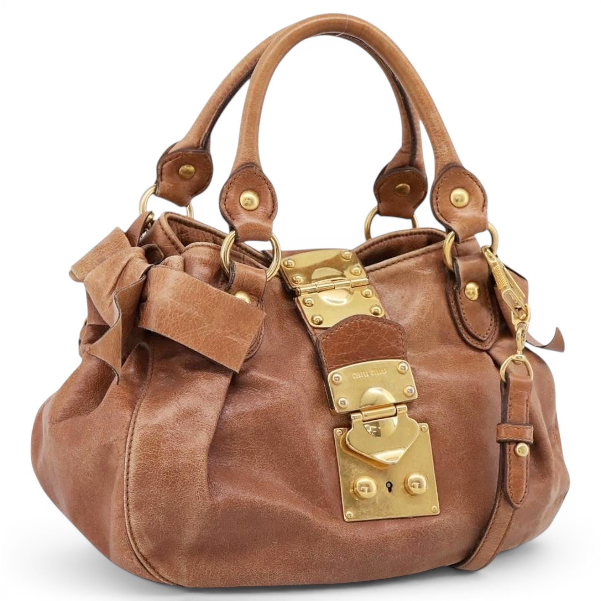 Leather handbag