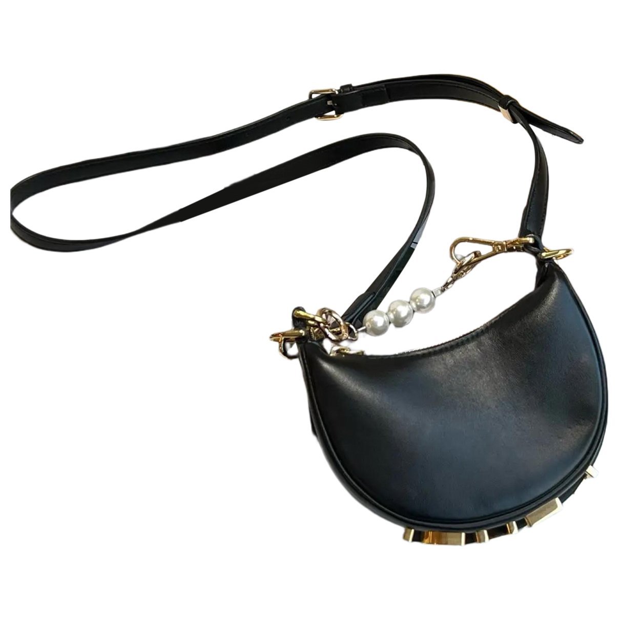 Fendigraphy leather handbag