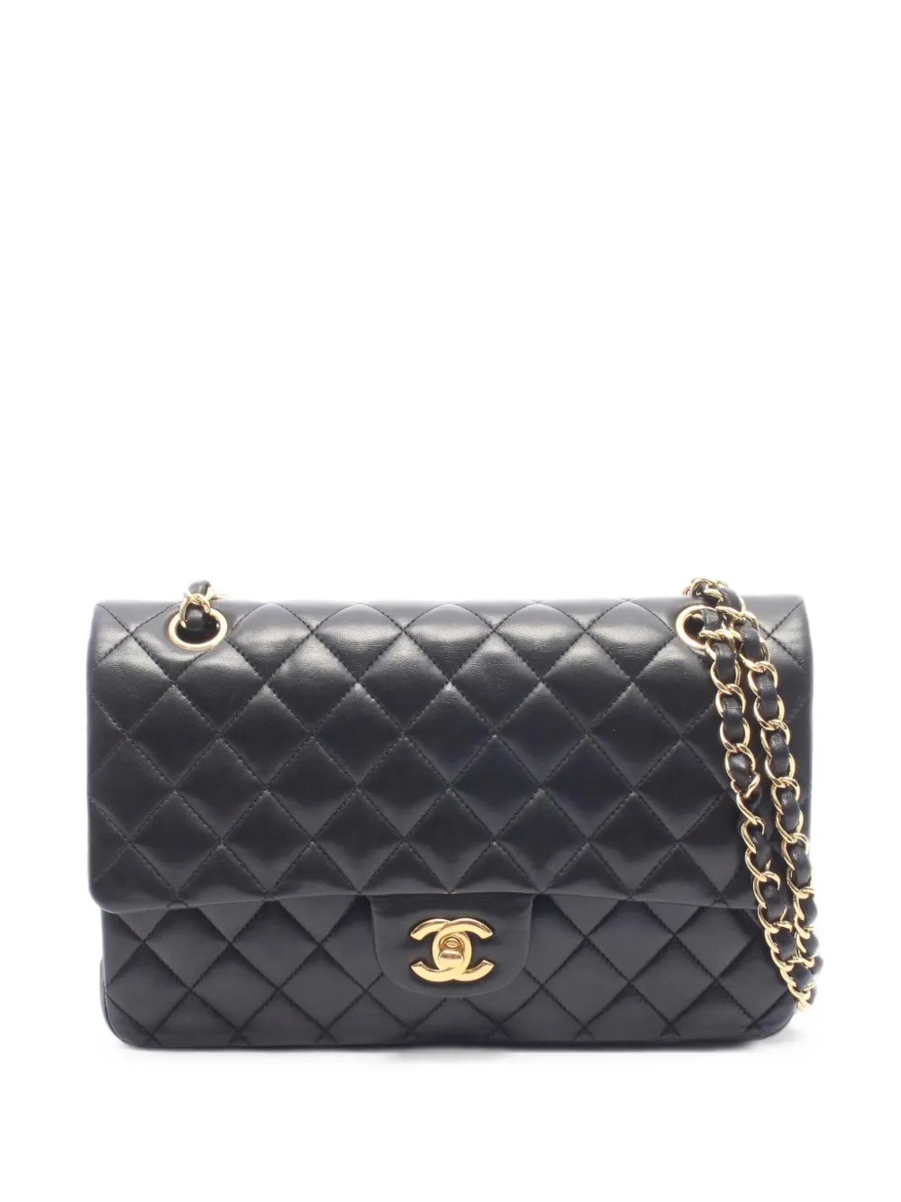 2012 Matelassé double flap shoulder bag