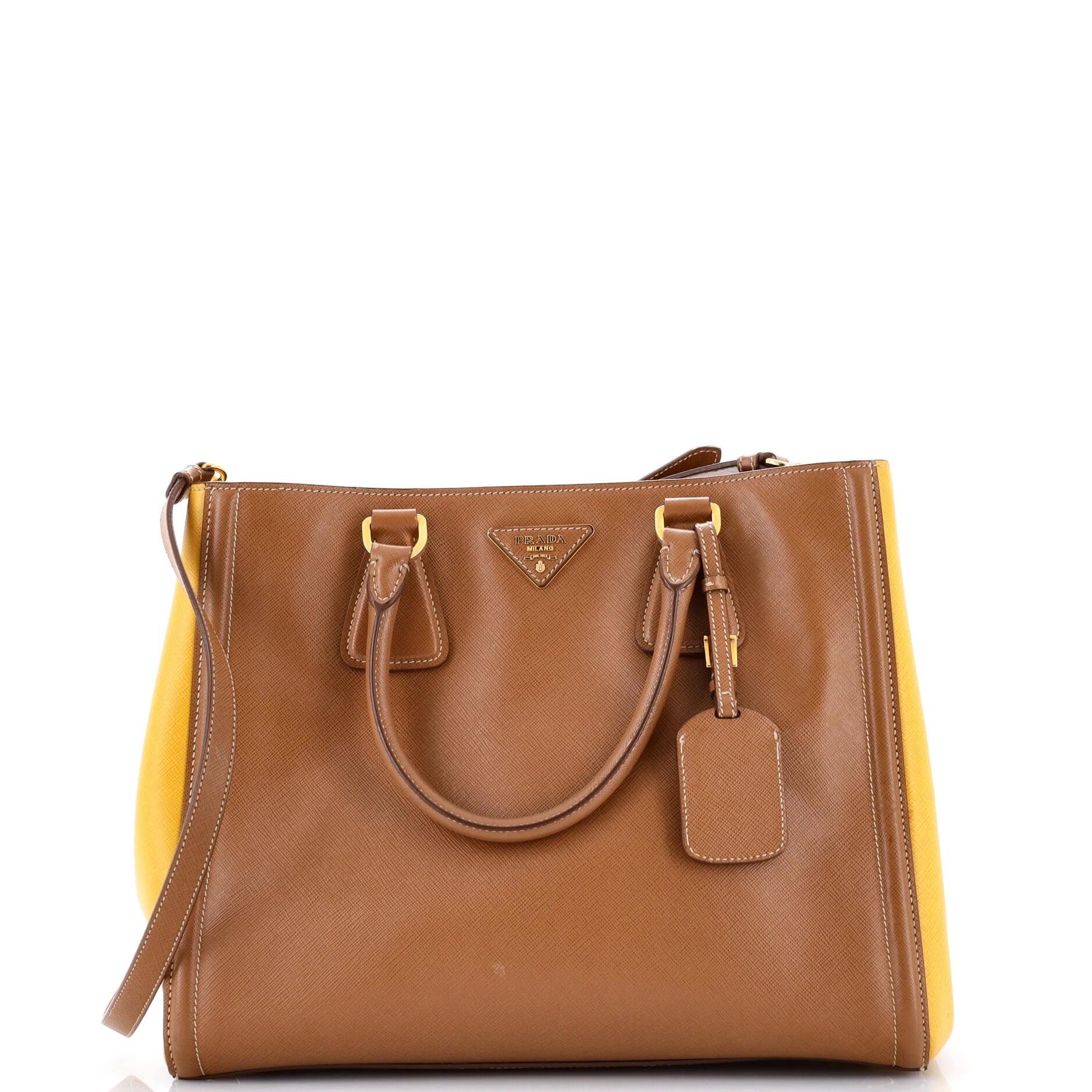 Leather tote