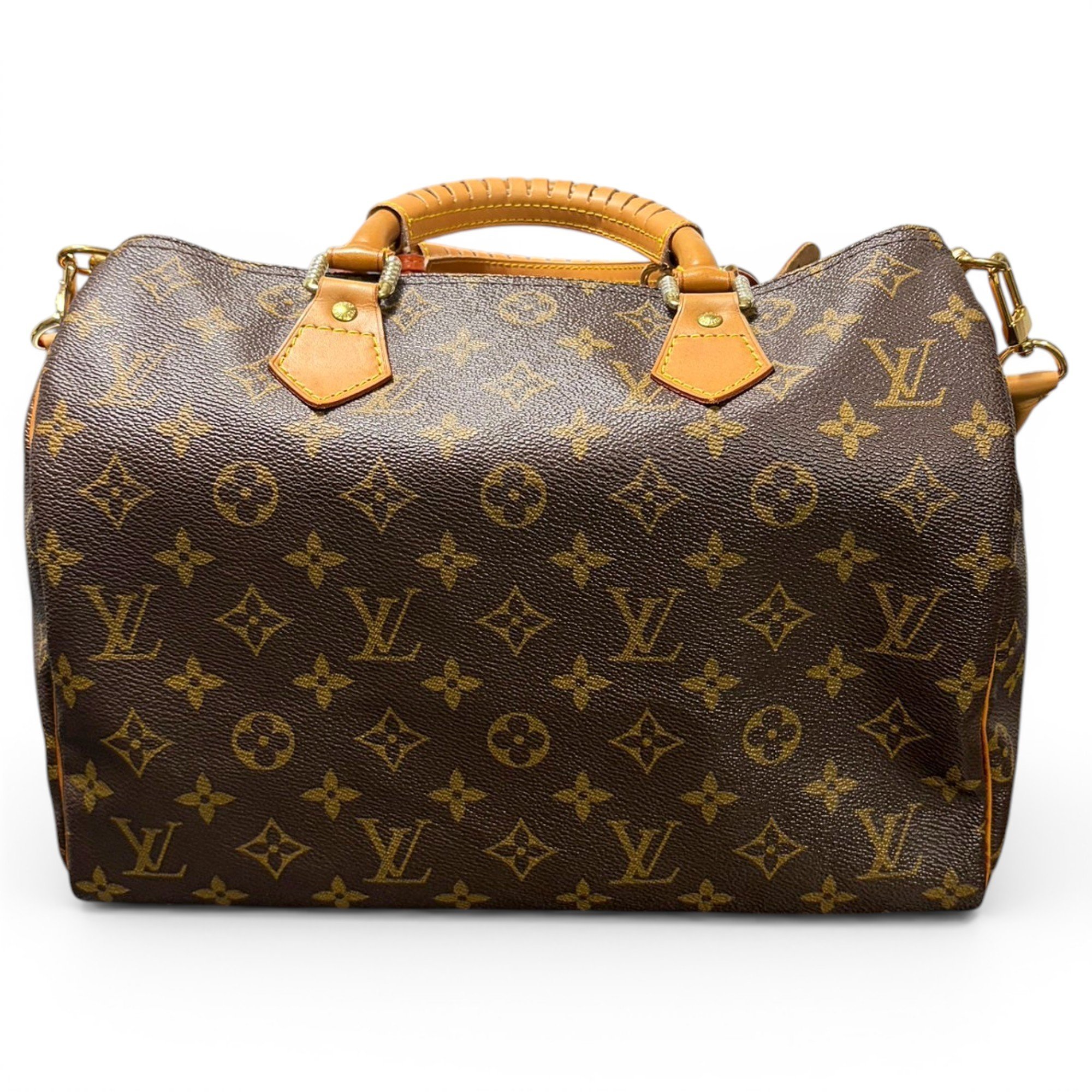 Speedy leather handbag