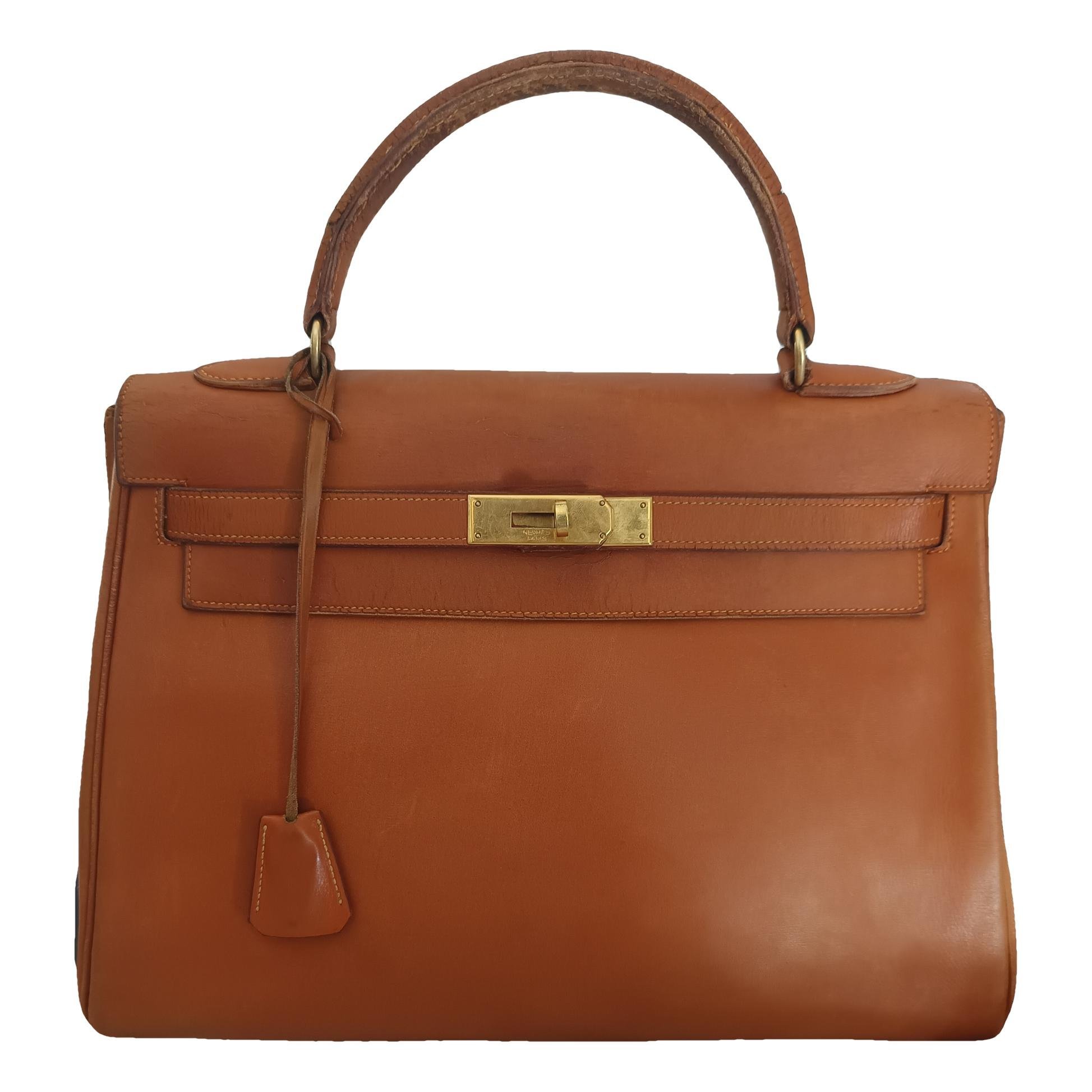 Kelly 32 leather handbag