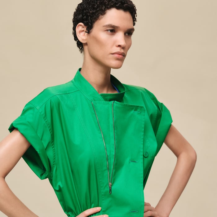 Vert Jungle Drawstring Shirt