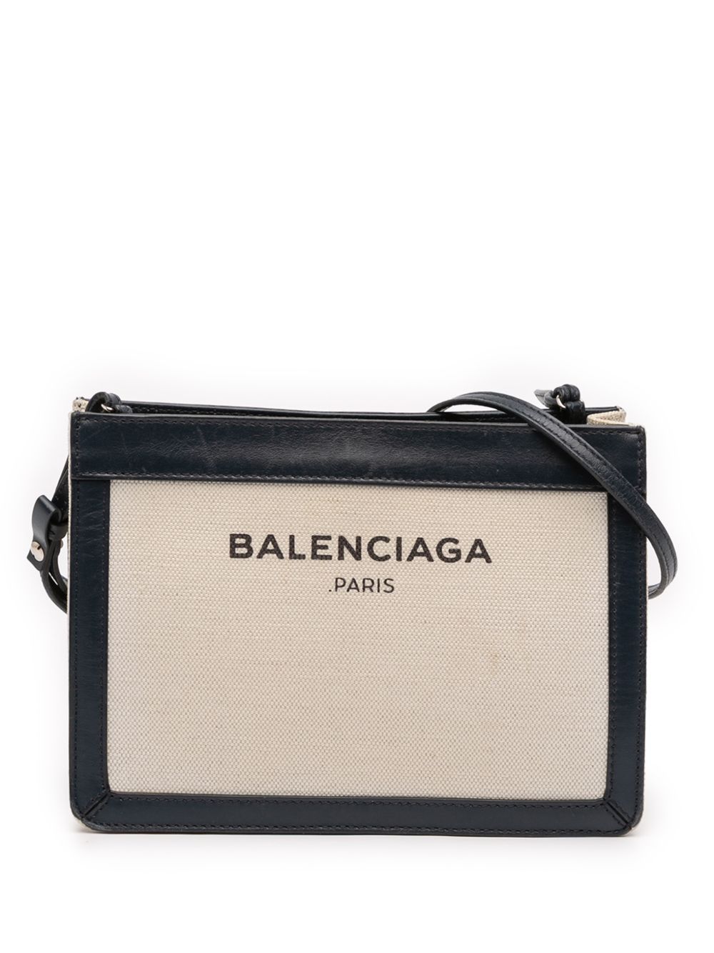 2016 Canvas Navy Pochette crossbody bag