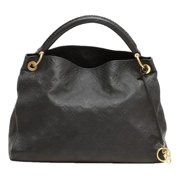 Artsy leather handbag
