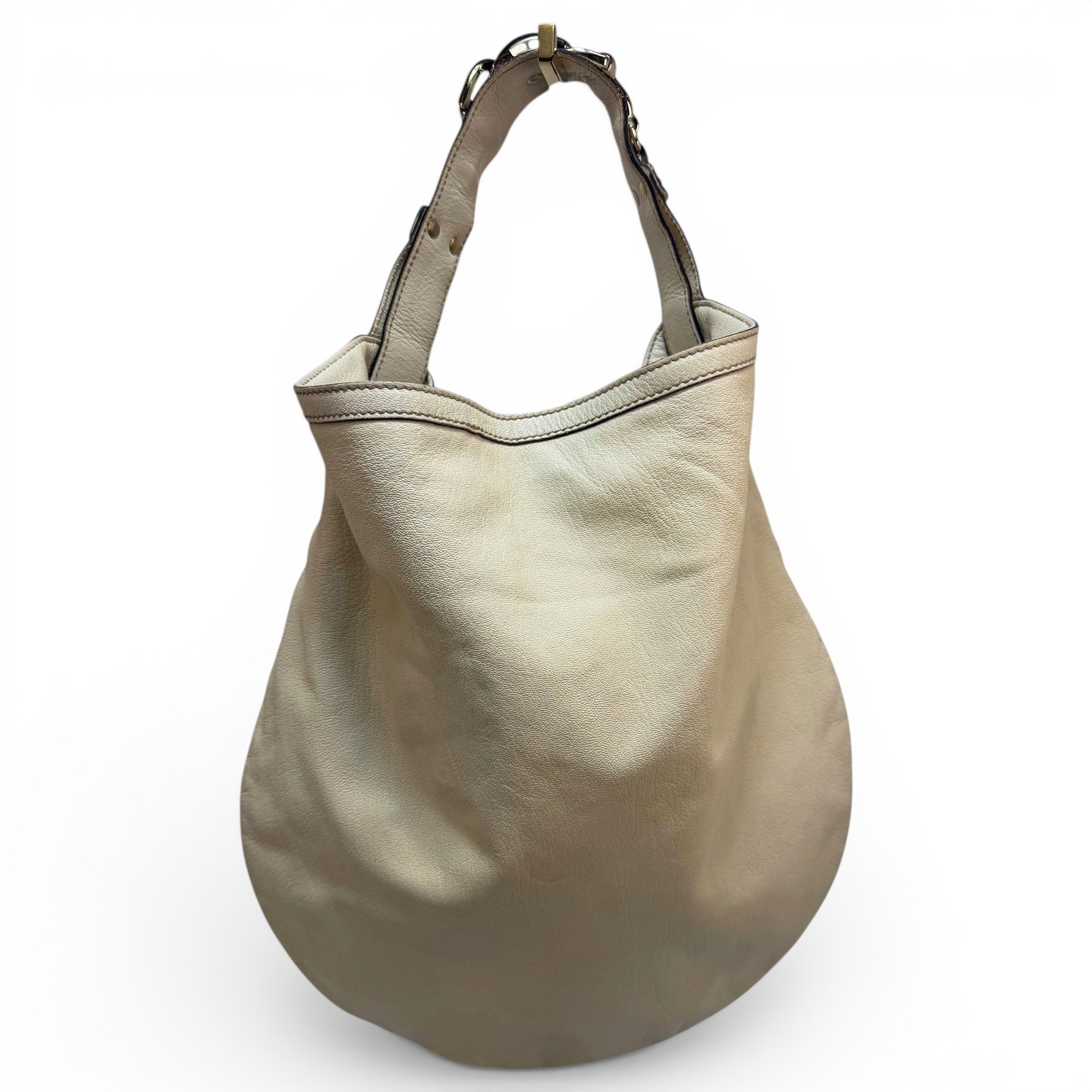 Hobo leather handbag