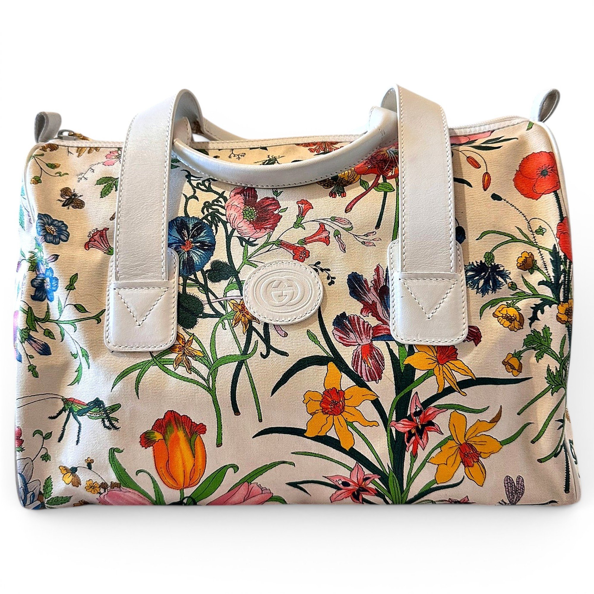 Bamboo Ring leather handbag