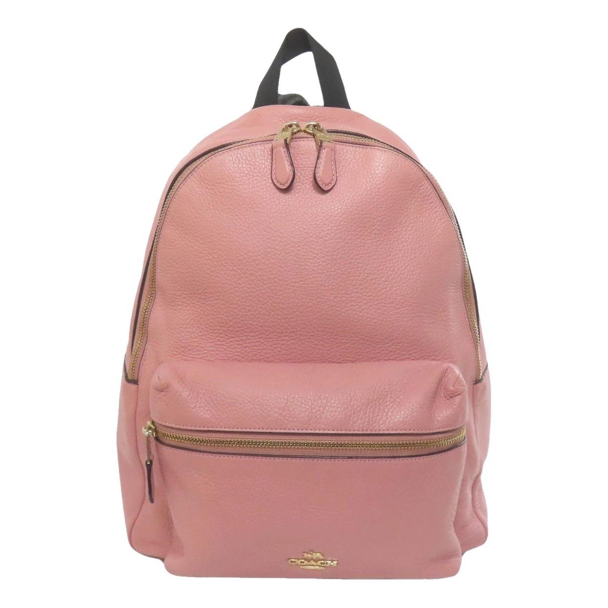 Leather backpack