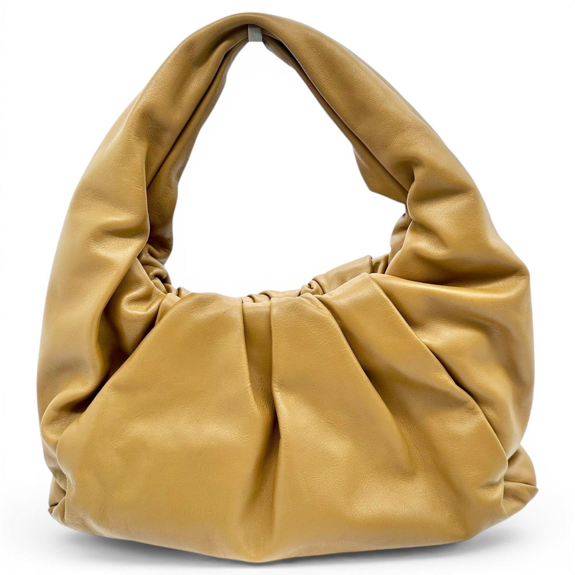 Pouch leather handbag
