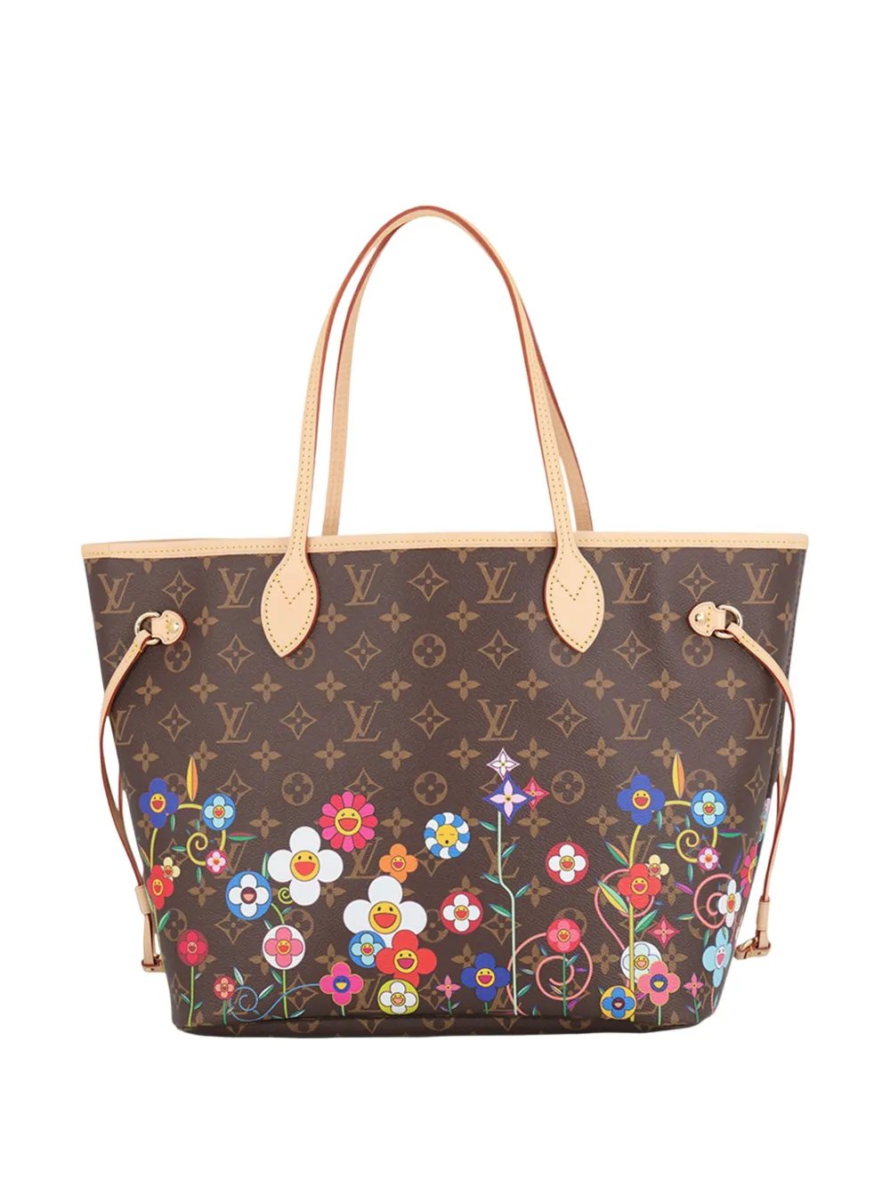 2000-2026 Takashi Murakami Monogram Superflat Floral Neverfull MM tote bag