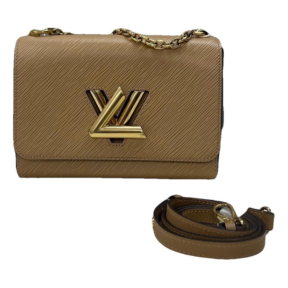 Twist leather handbag