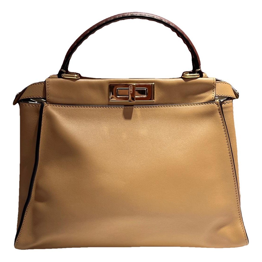Peekaboo leather handbag