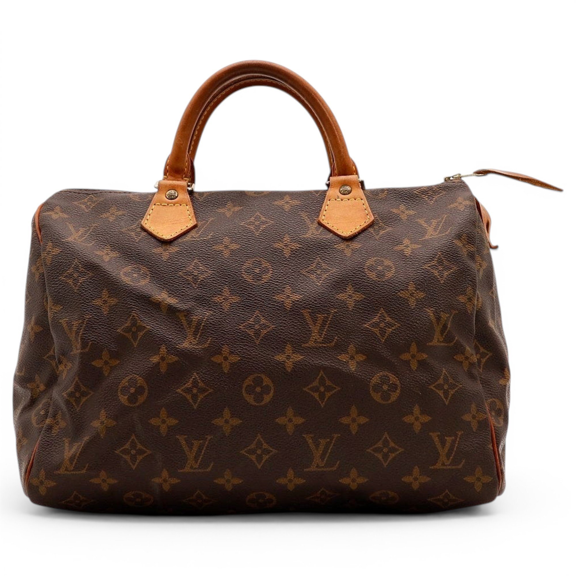 Speedy leather handbag