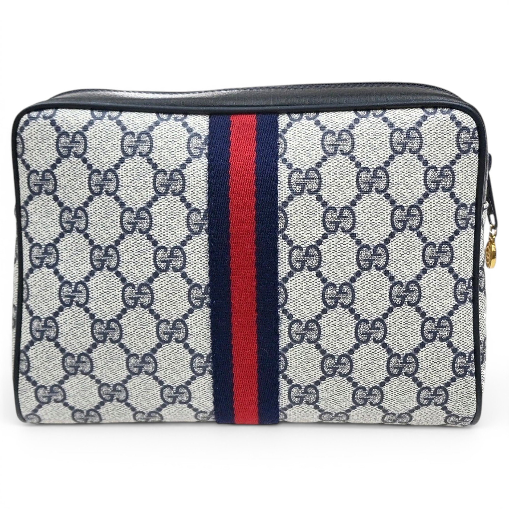 Vinyl clutch bag