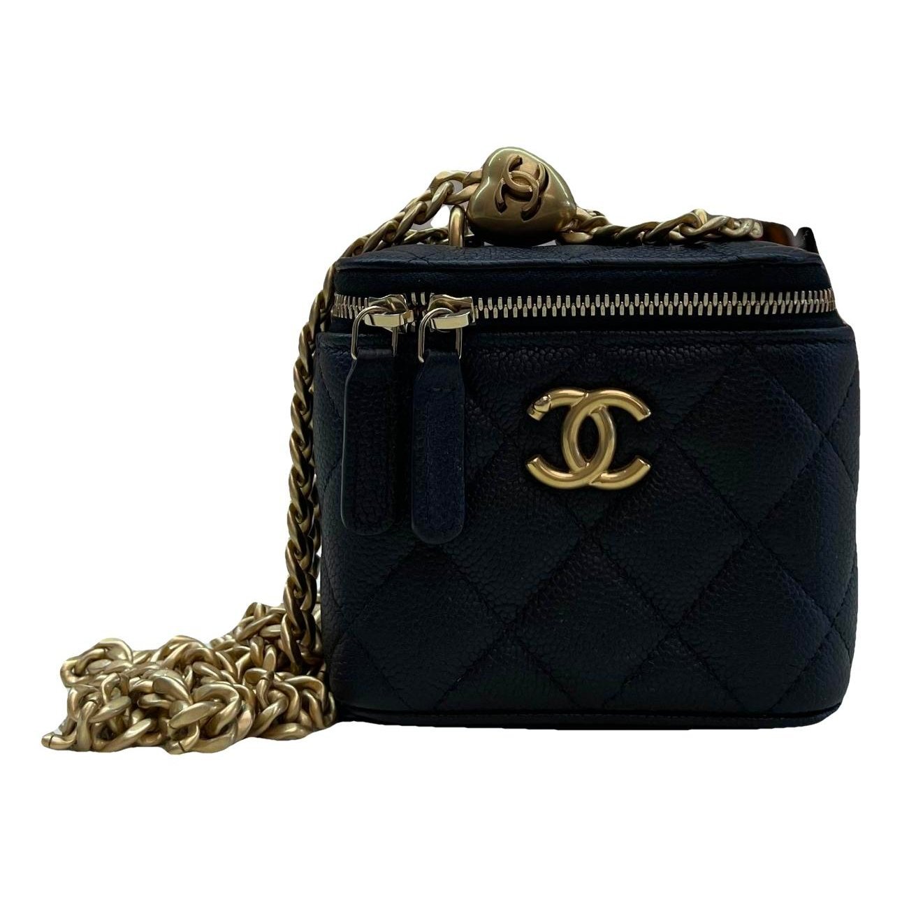 Trendy CC Vanity leather handbag