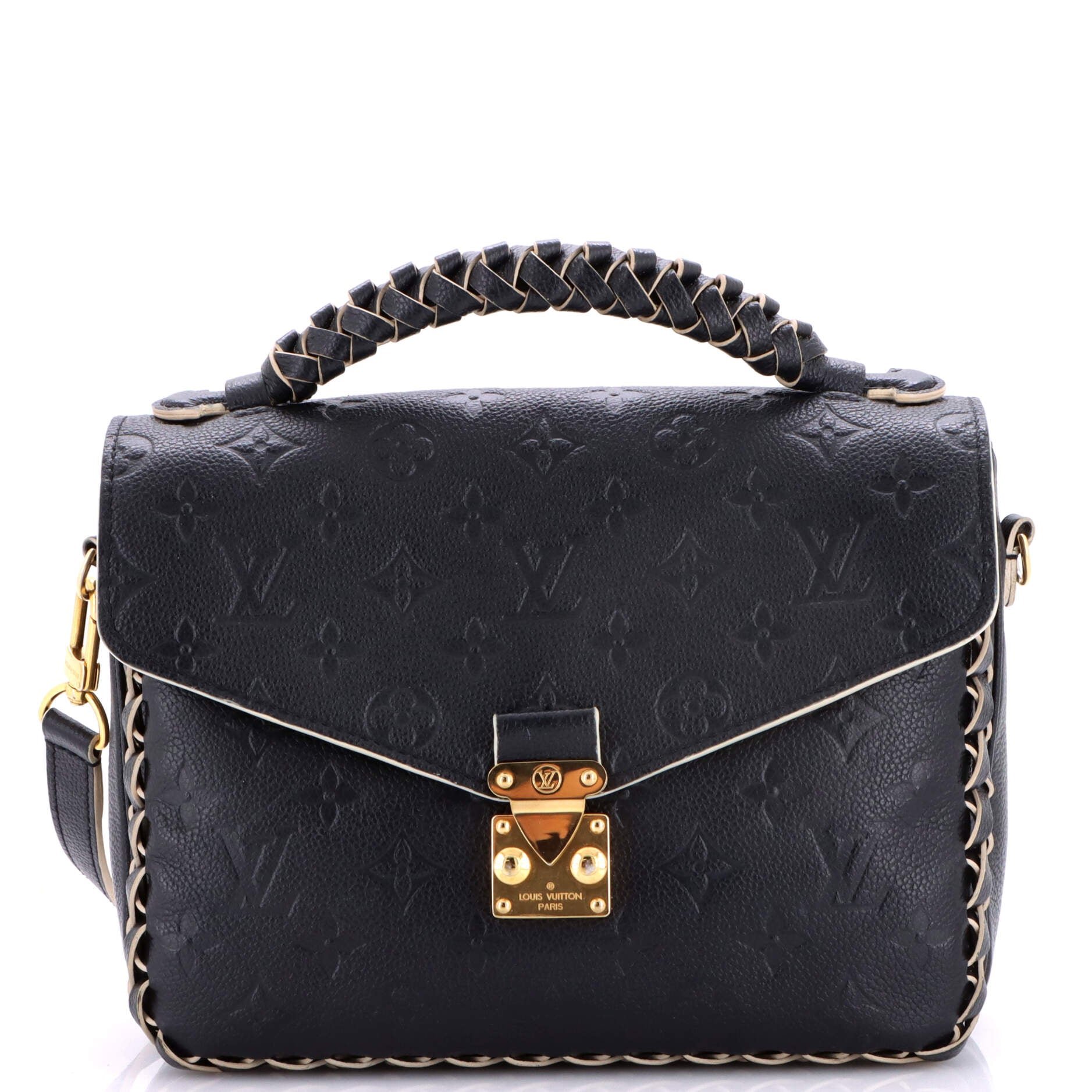 Braided Handle Pochette Metis Monogram Empreinte Leather