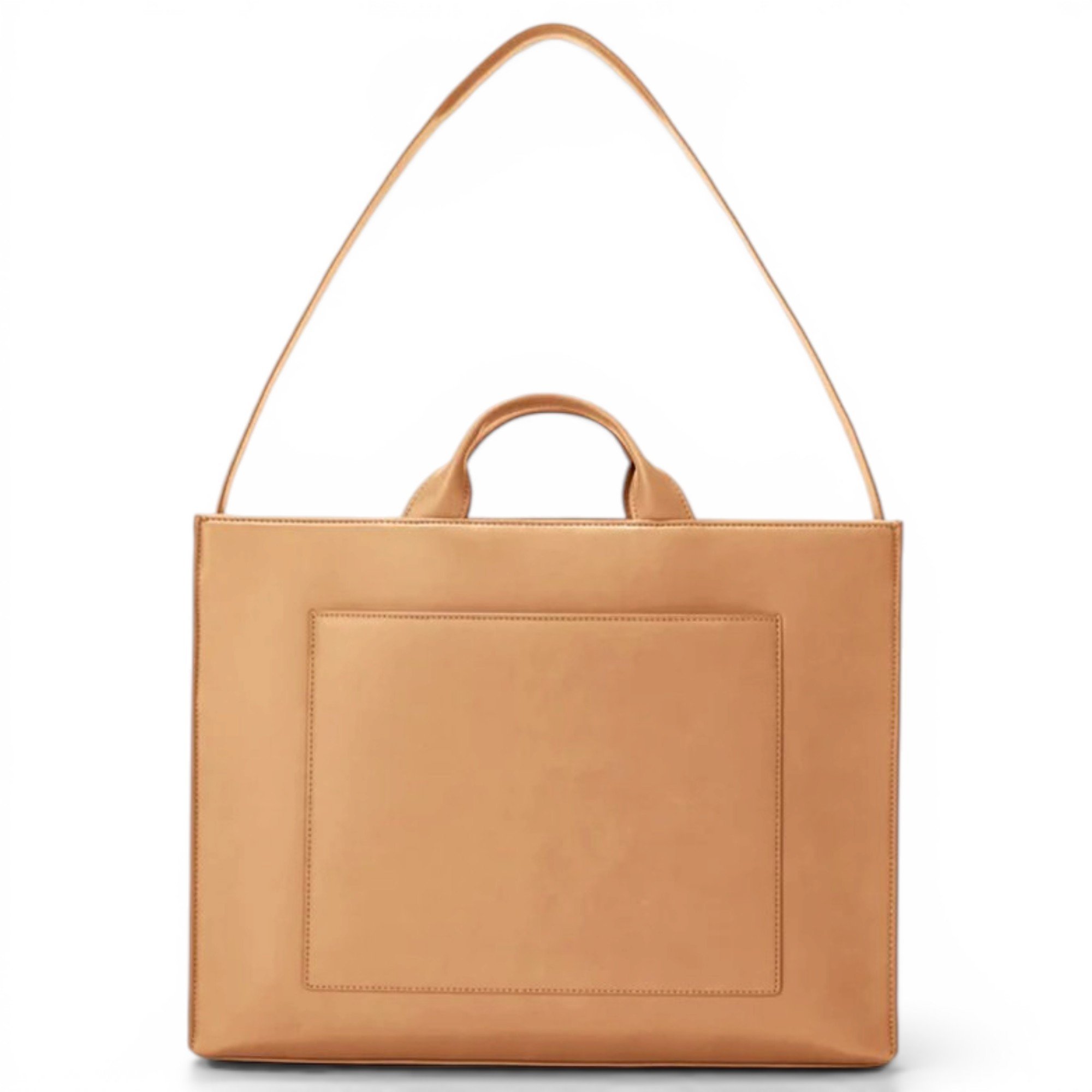 Vegan leather tote