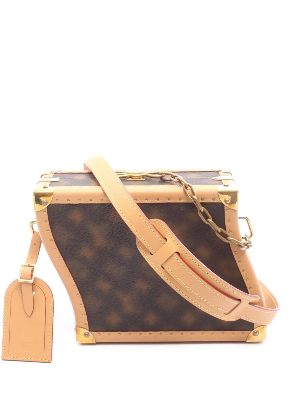 2021-2026 Monogram Blurry Wavy Clutch Box with Strap crossbody bag