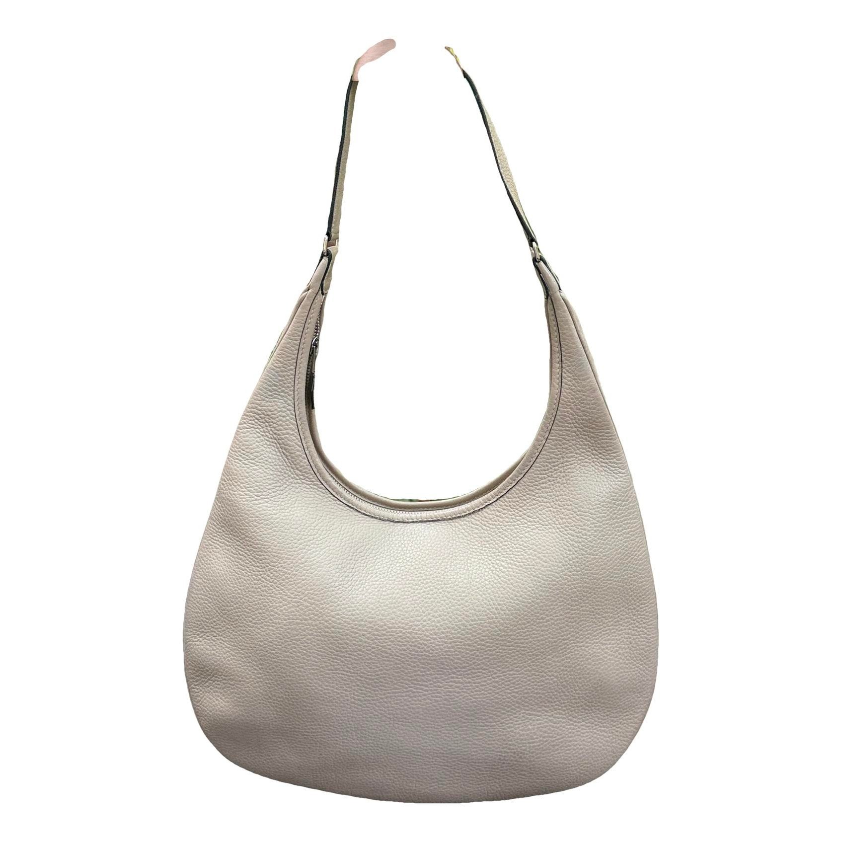 Hermes Gao Handbag Beige Clemence Leather