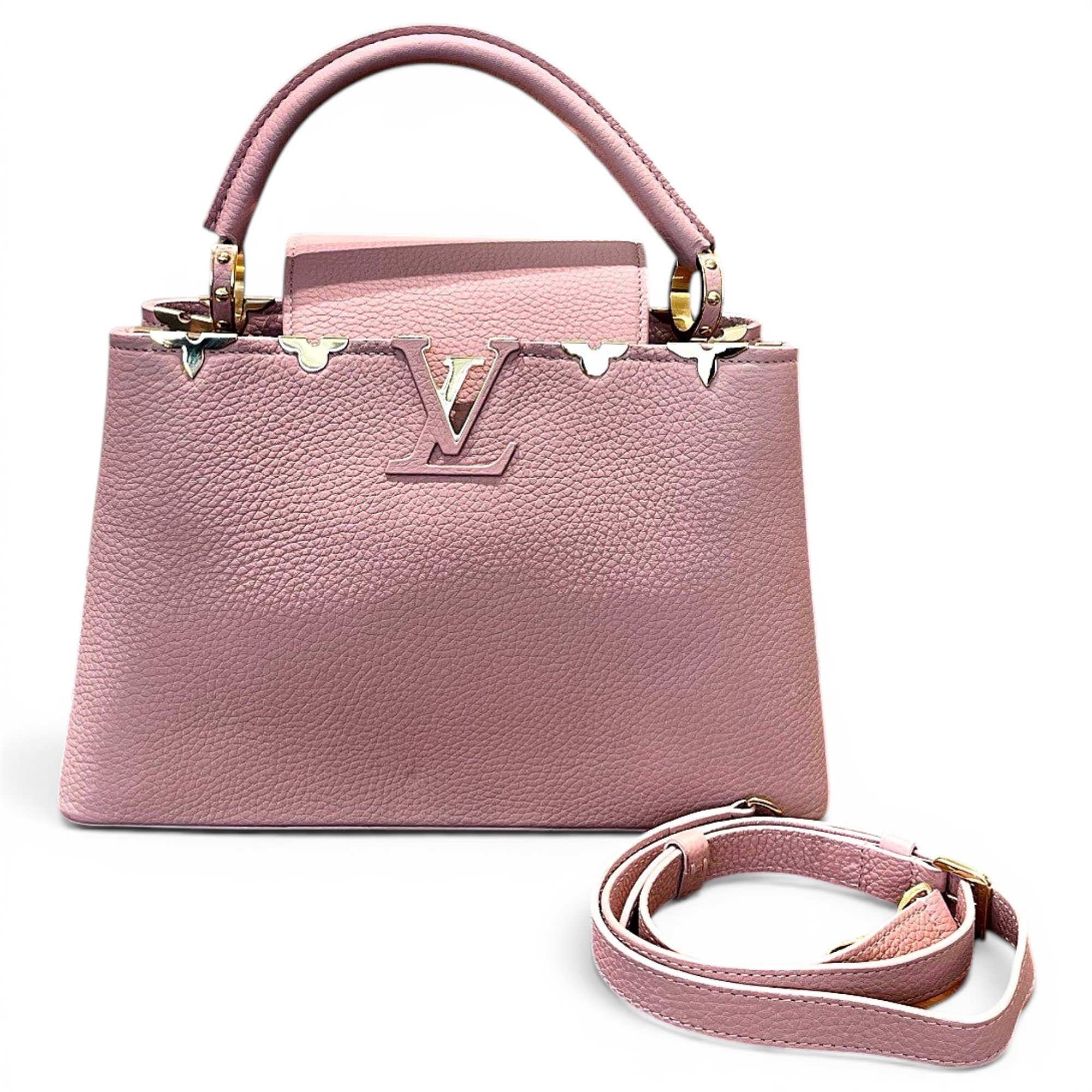 Capucines leather handbag