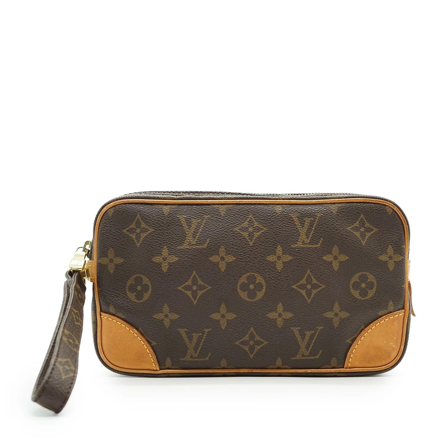 Marly Dragonne leather clutch bag