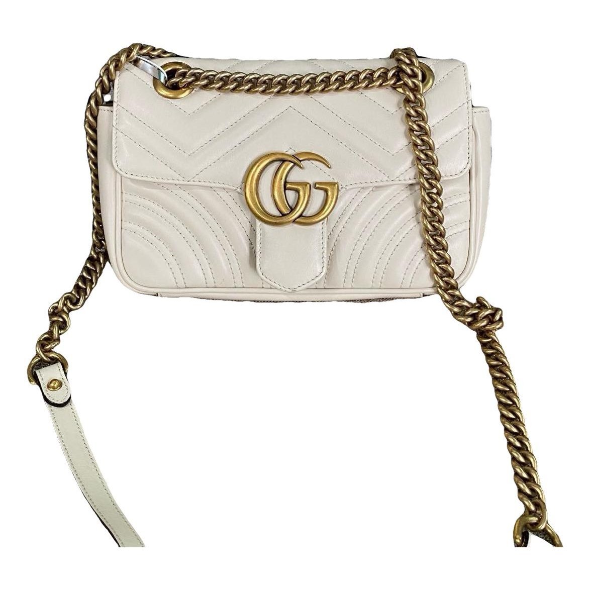 GG Marmont Flap leather handbag