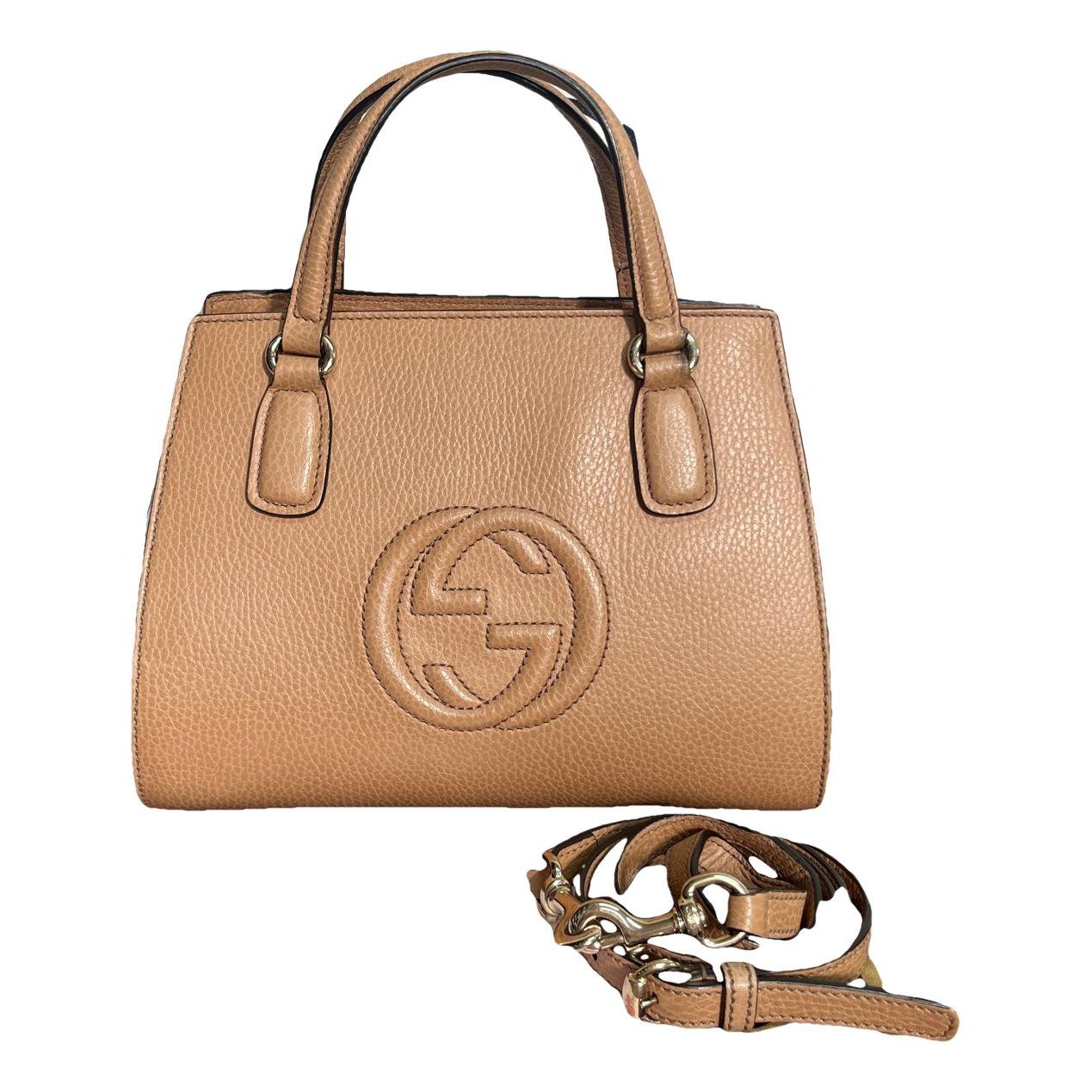 Leather handbag